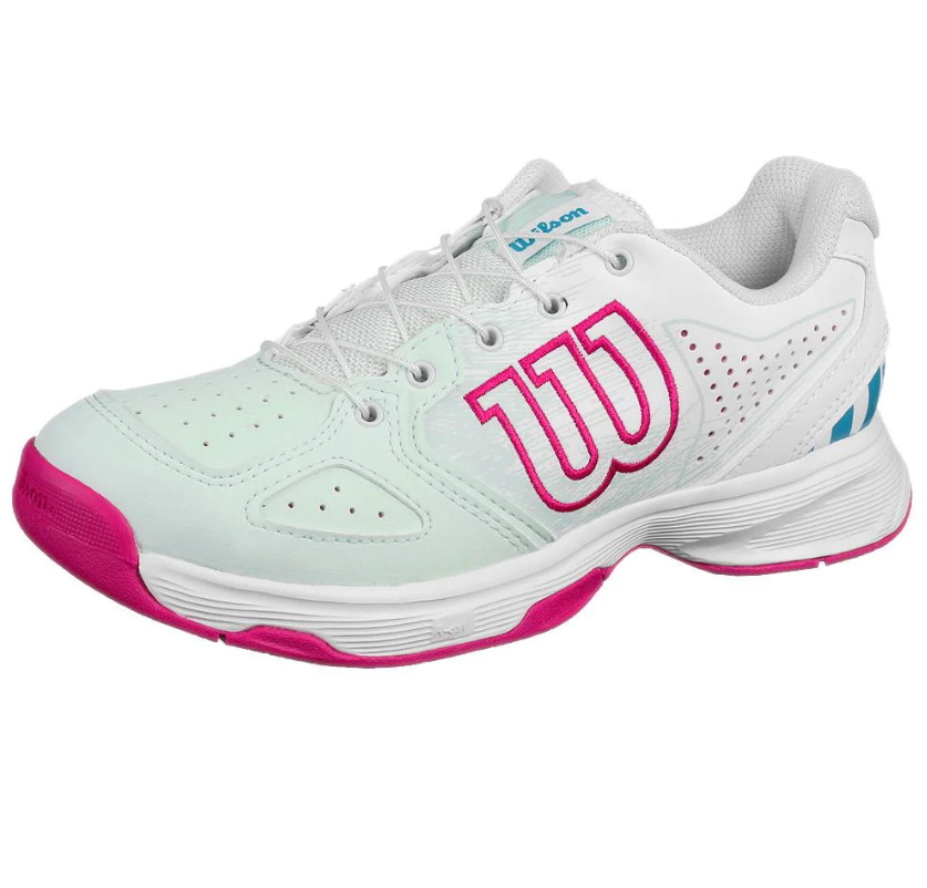 Wilson Kaos QL Junior Tennis Shoe (Smoothing Sea/White)
