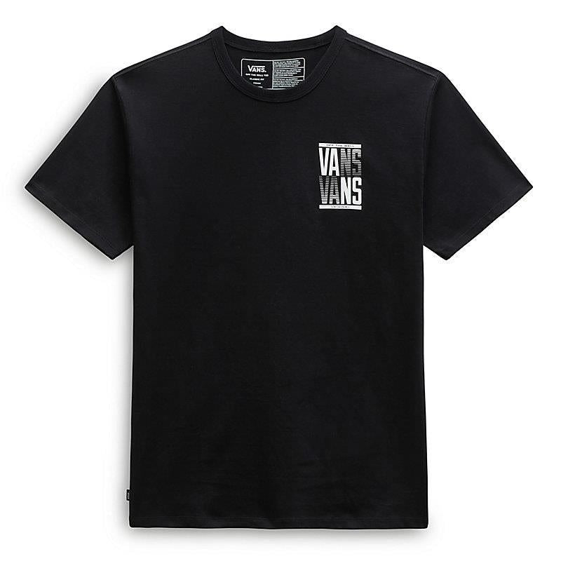  Vans Off The Wall Stacked Typed T-Shirt - Black、mySite、merchandisen
