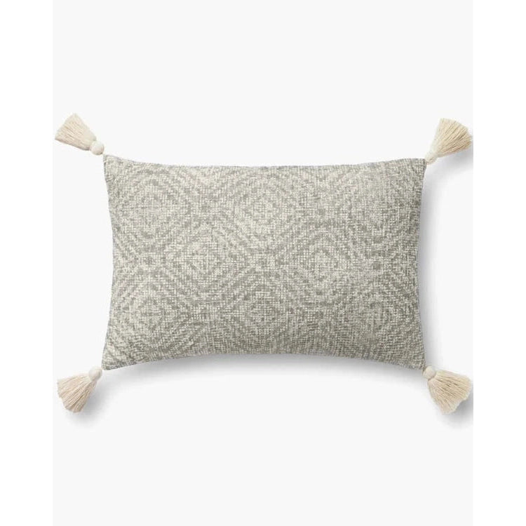 Lt Grey Tassel Cotton Pillow、mySite、gigharbornorthrealestate