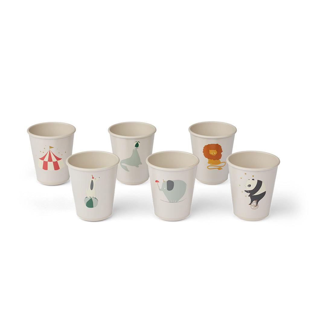  Liewood Lana Cup 6-Pack - Circus / Sandy、mySite、merchandisen