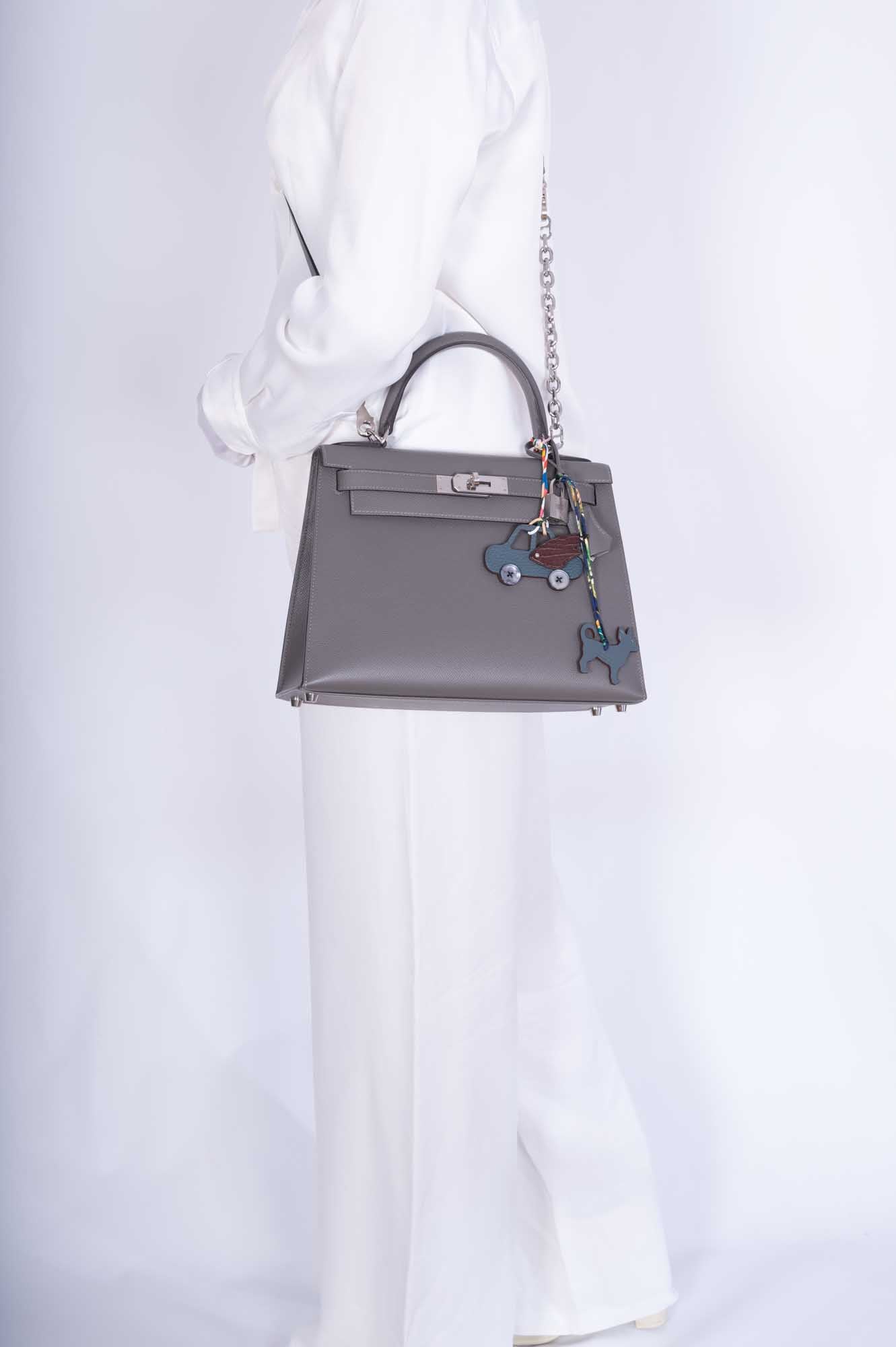 Hermès Kelly 28 Sellier Etain Epsom Palladium Hardware、mySite、garminoutage.com