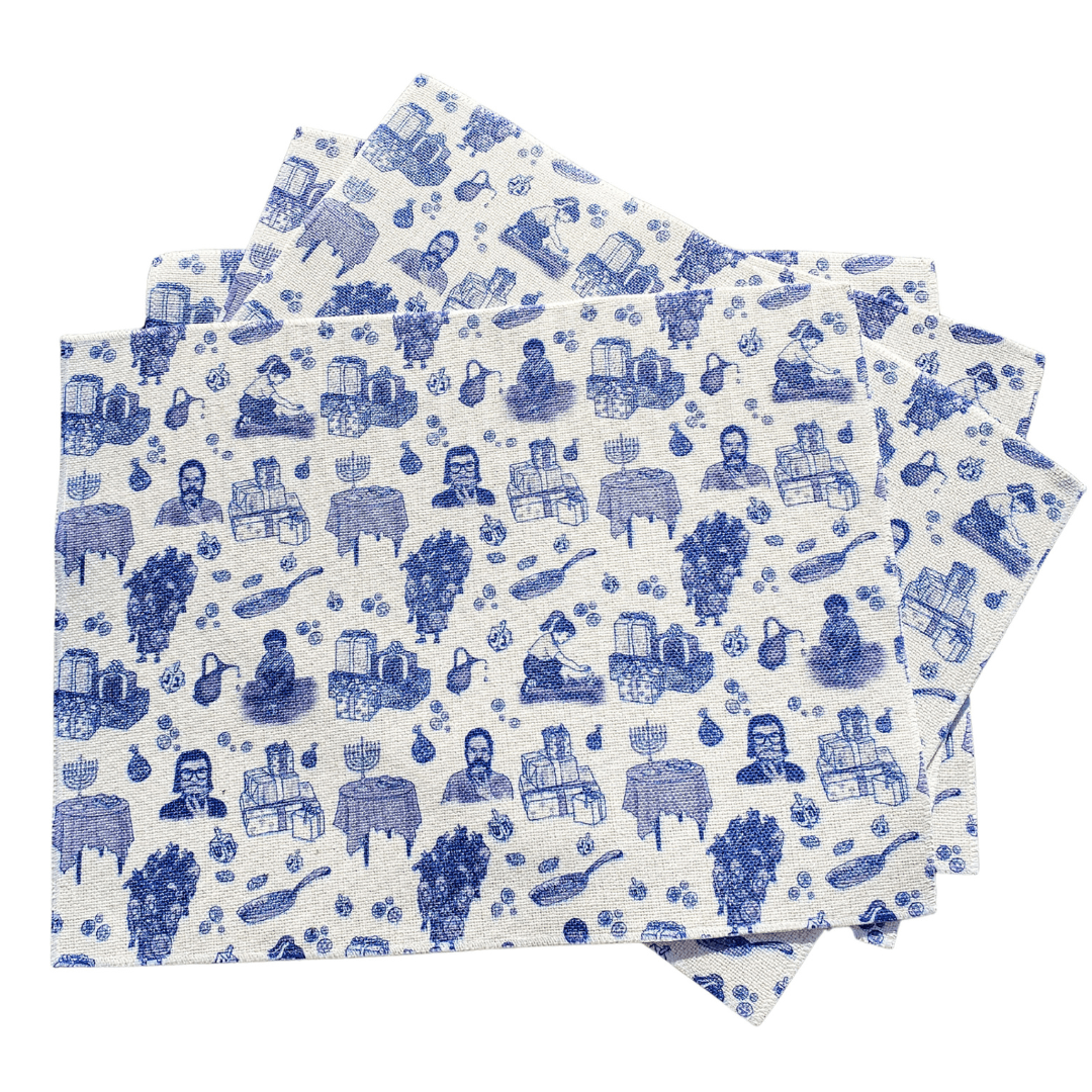 Hanukkah Toile Placemats、mySite、topwebapps