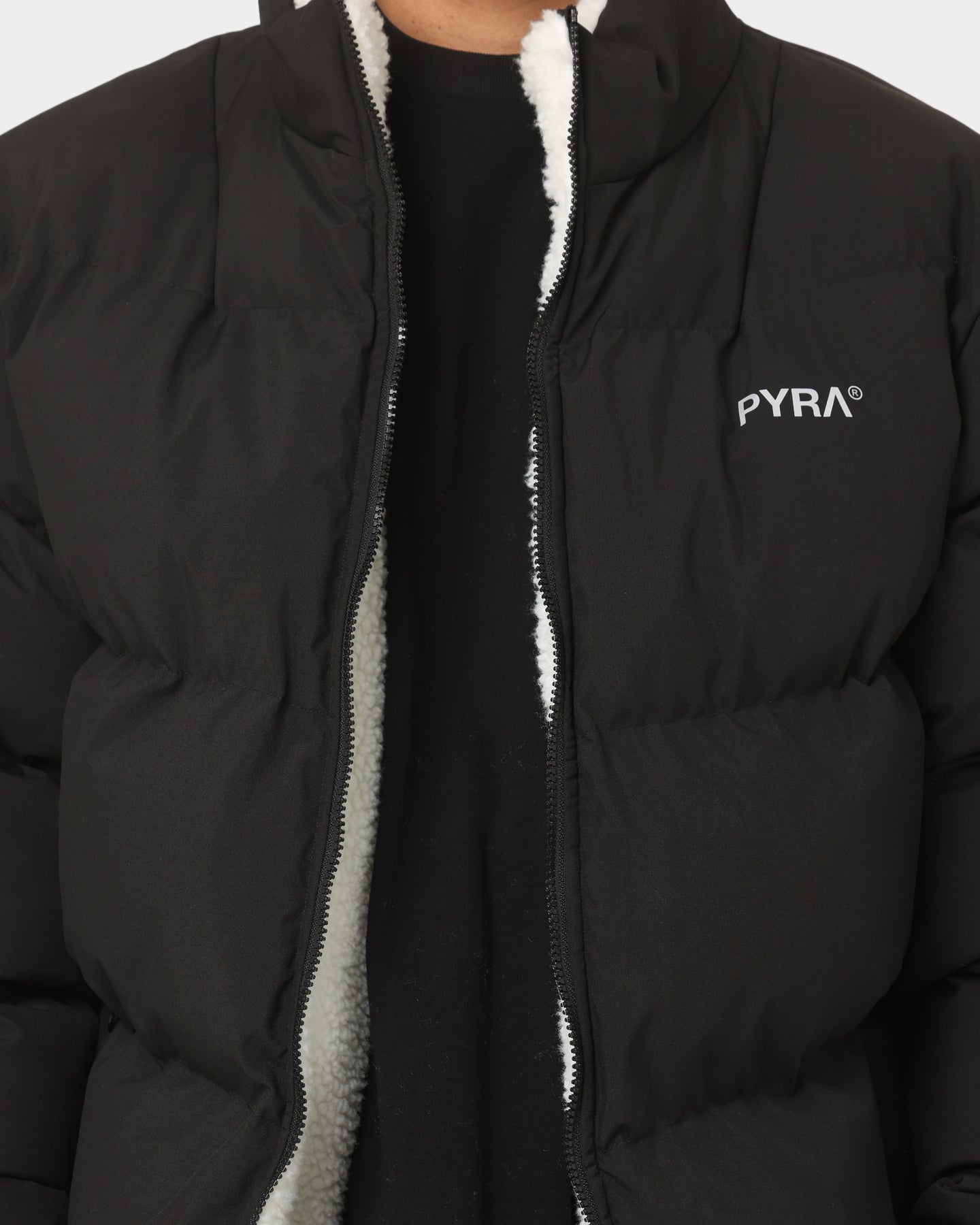 PYRA Sherpa Puffa Jacket Black/White、mySite、zt4zffjzw