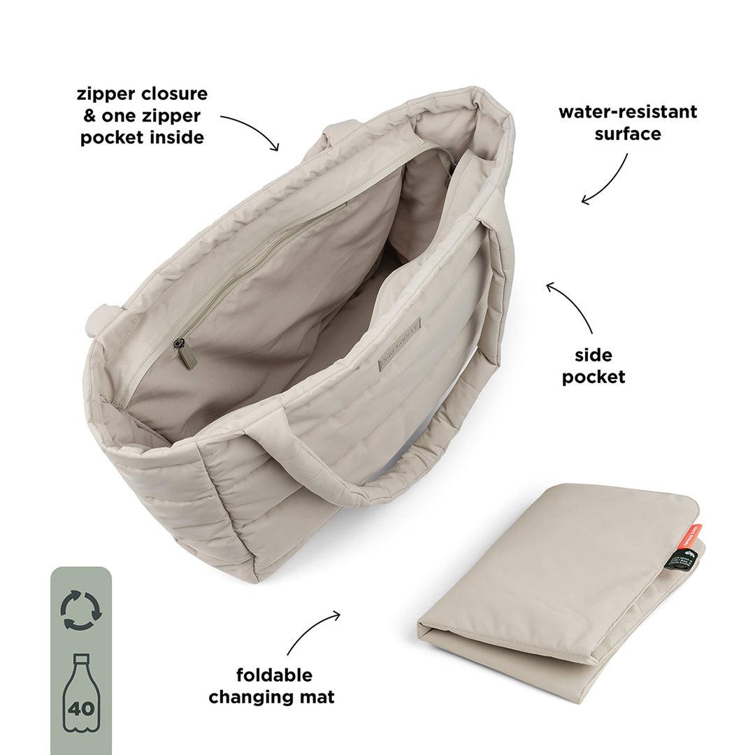  Done by Deer Quilted Changing Tote Bag - Sand、mySite、merchandisen