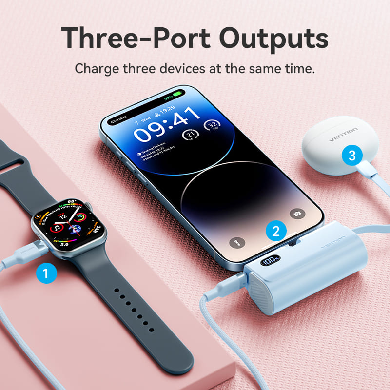 Vention 4800mAh Power Bank 22.5W、mySite、fannypackpong