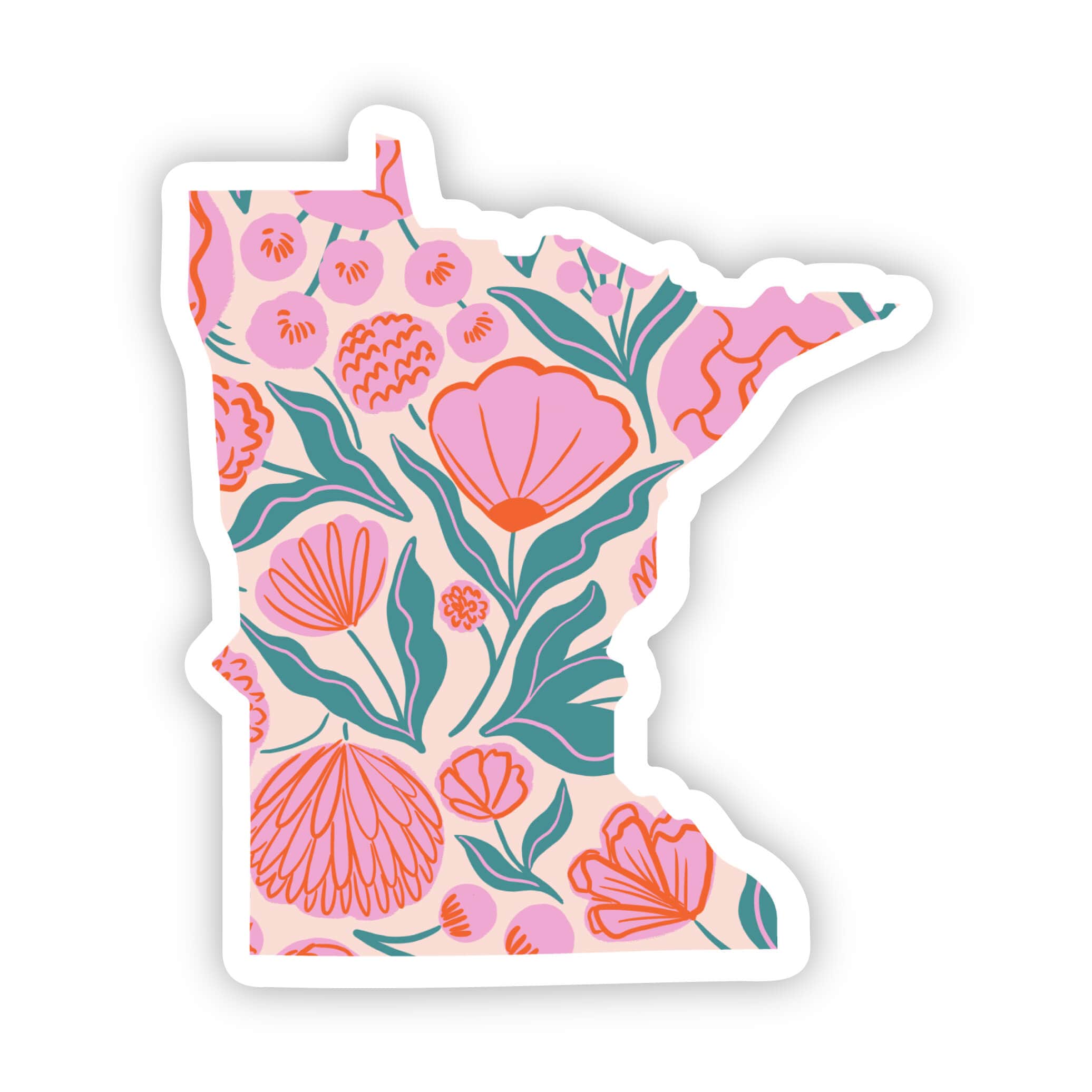  Minnesota Sticker - Elegant Floral、mySite、elrpsem3k