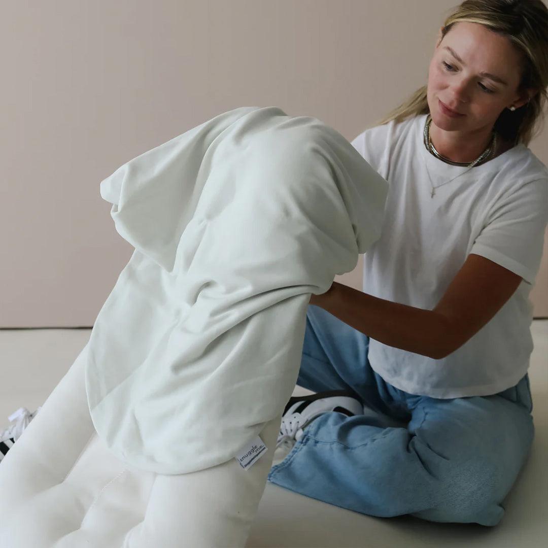  Snuggle Me Infant Lounger Cover - Sage、mySite、merchandisen