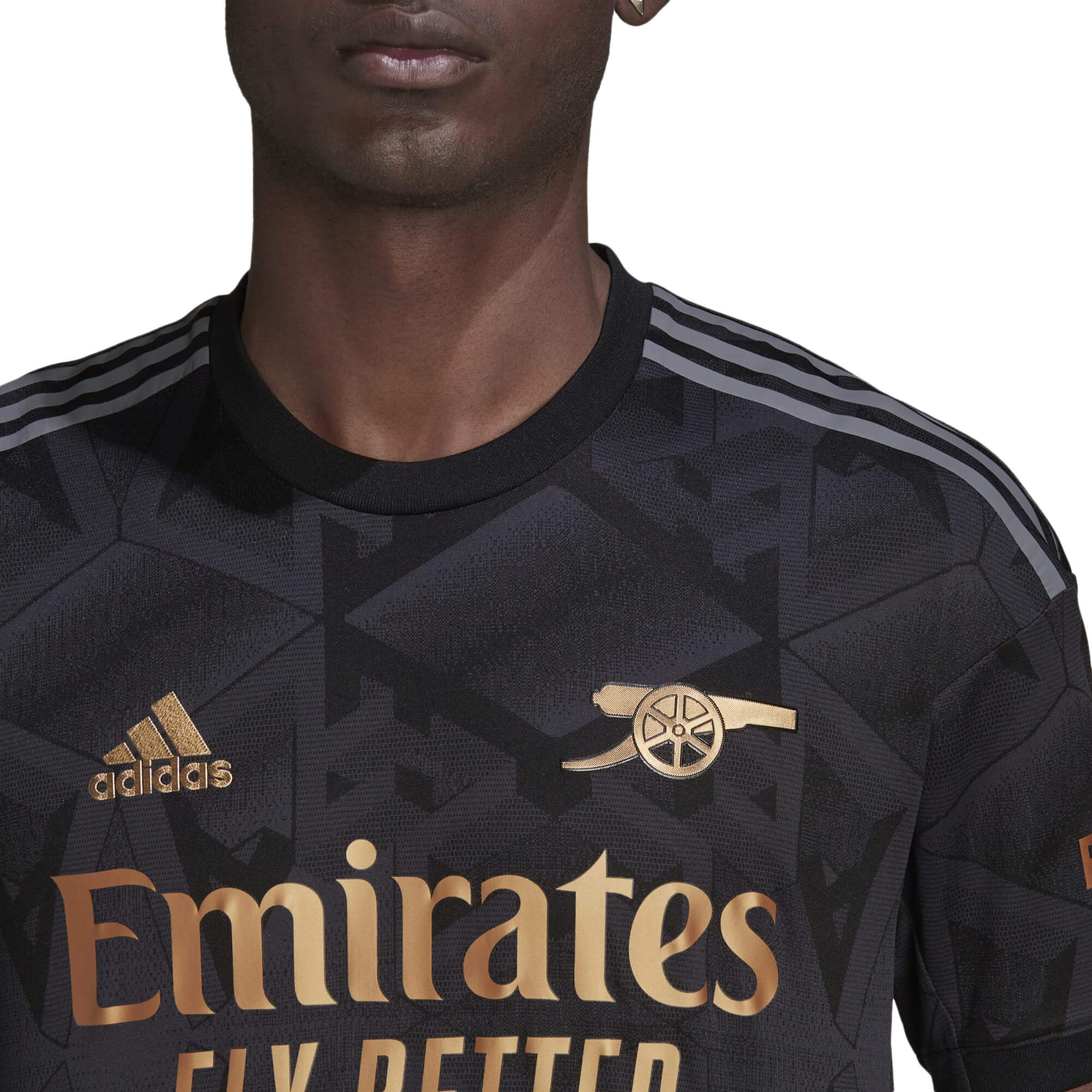 adidas Men's Arsenal 2022/23 Authentic Away Jersey Black、mySite、bottomscart