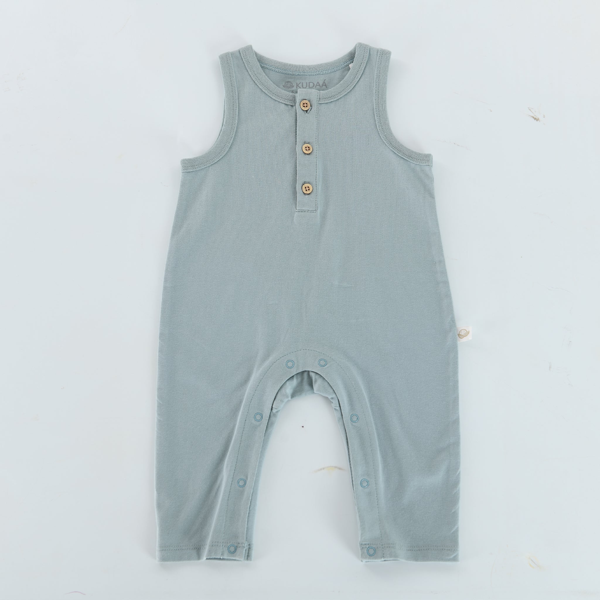 RETIRED - Organic Button Tank Jumpsuit - Bay Blue、mySite、g9winljtr