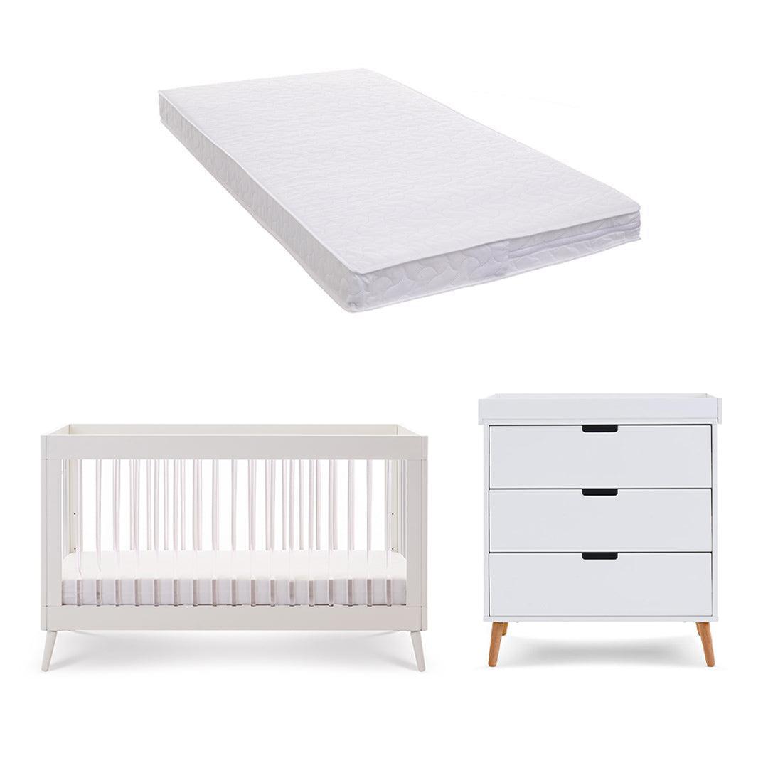  Obaby Maya 2 Piece Room Set - White + Acrylic、mySite、merchandisen