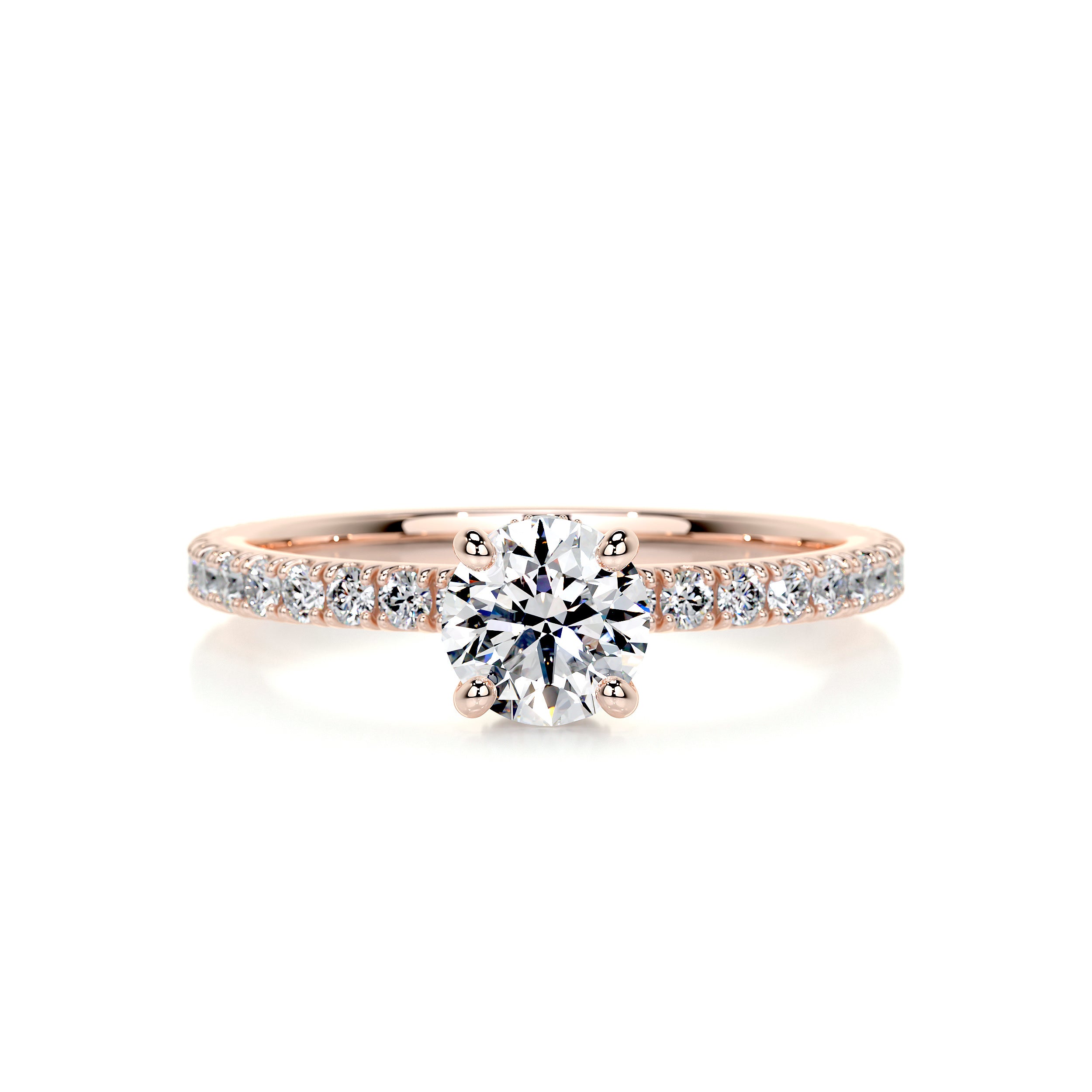 Vivienne Diamond Engagement Ring - 14K Rose Gold、mySite、hinf8tx79