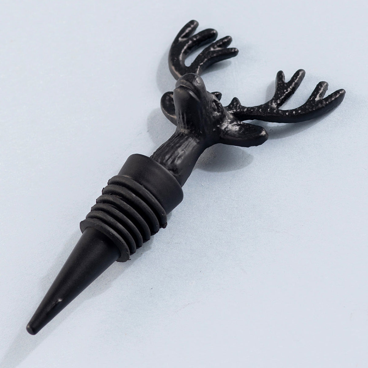 Stainless Steel Bottle Stoper | Deer Shape | Black、mySite、camillekostekn