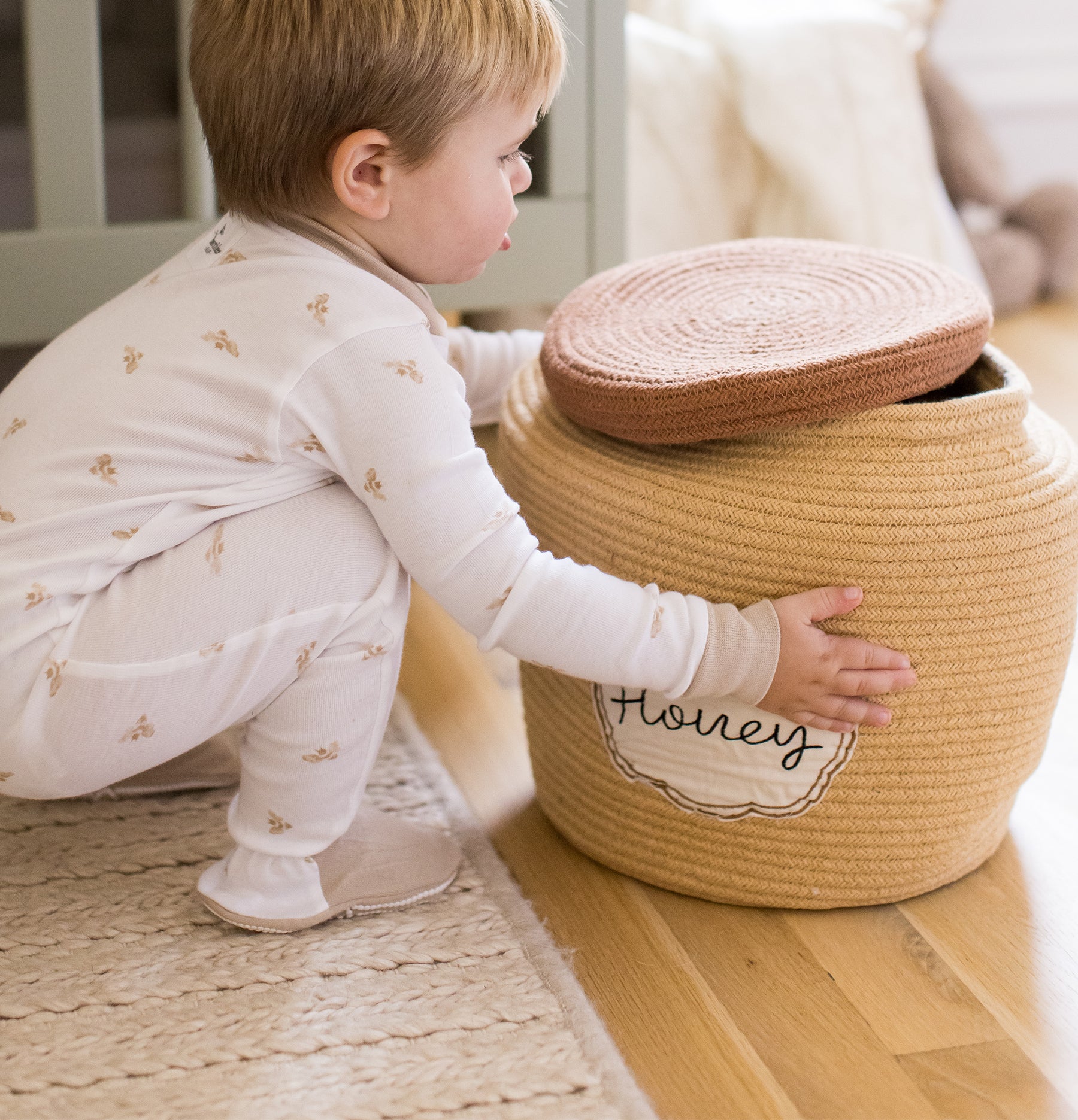 Golden Bee Organic Cotton Two-Piece Pajamas - Hummus、mySite、g9winljtr