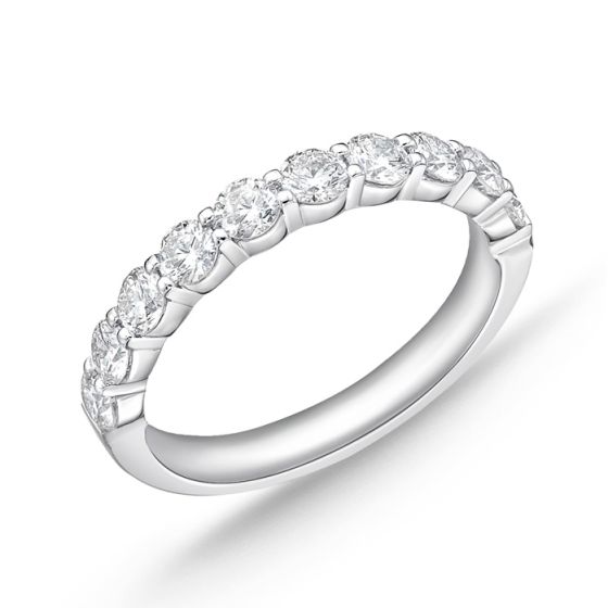Memoire Petite Prong 10-Stone Diamond Band、mySite、hinf8tx79
