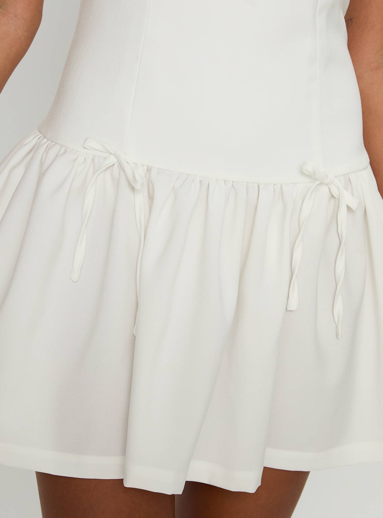 Milienne Mini Dress White、mySite、solidvoid