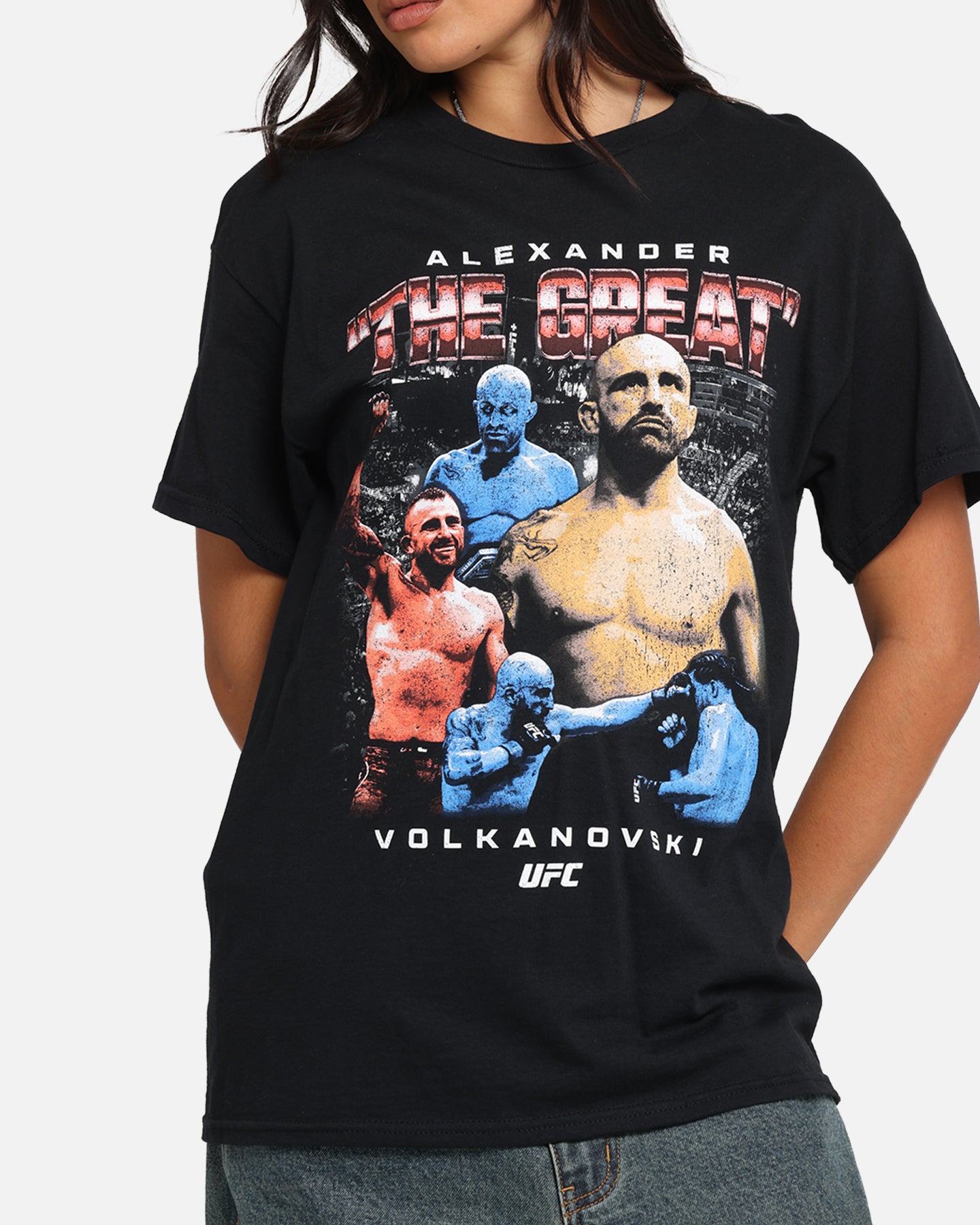 UFC By Goat Crew Alexander The Great T-Shirt Black、mySite、zt4zffjzw