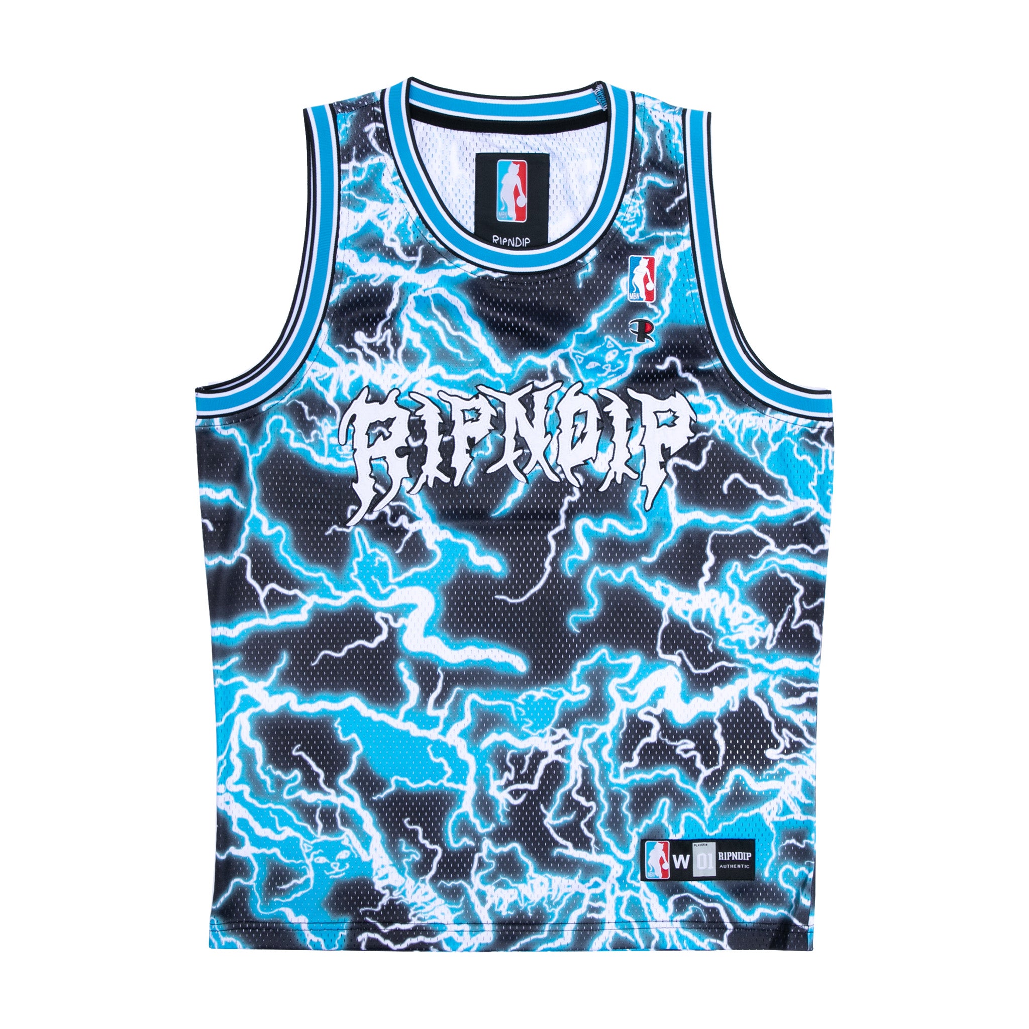  Nikola Basketball Jersey (Black/Blue)、mySite、merchandisen