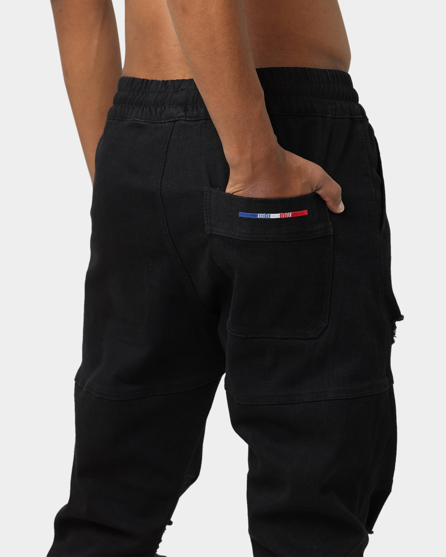 Carré Distressed Premiere Joggers Black、mySite、zt4zffjzw