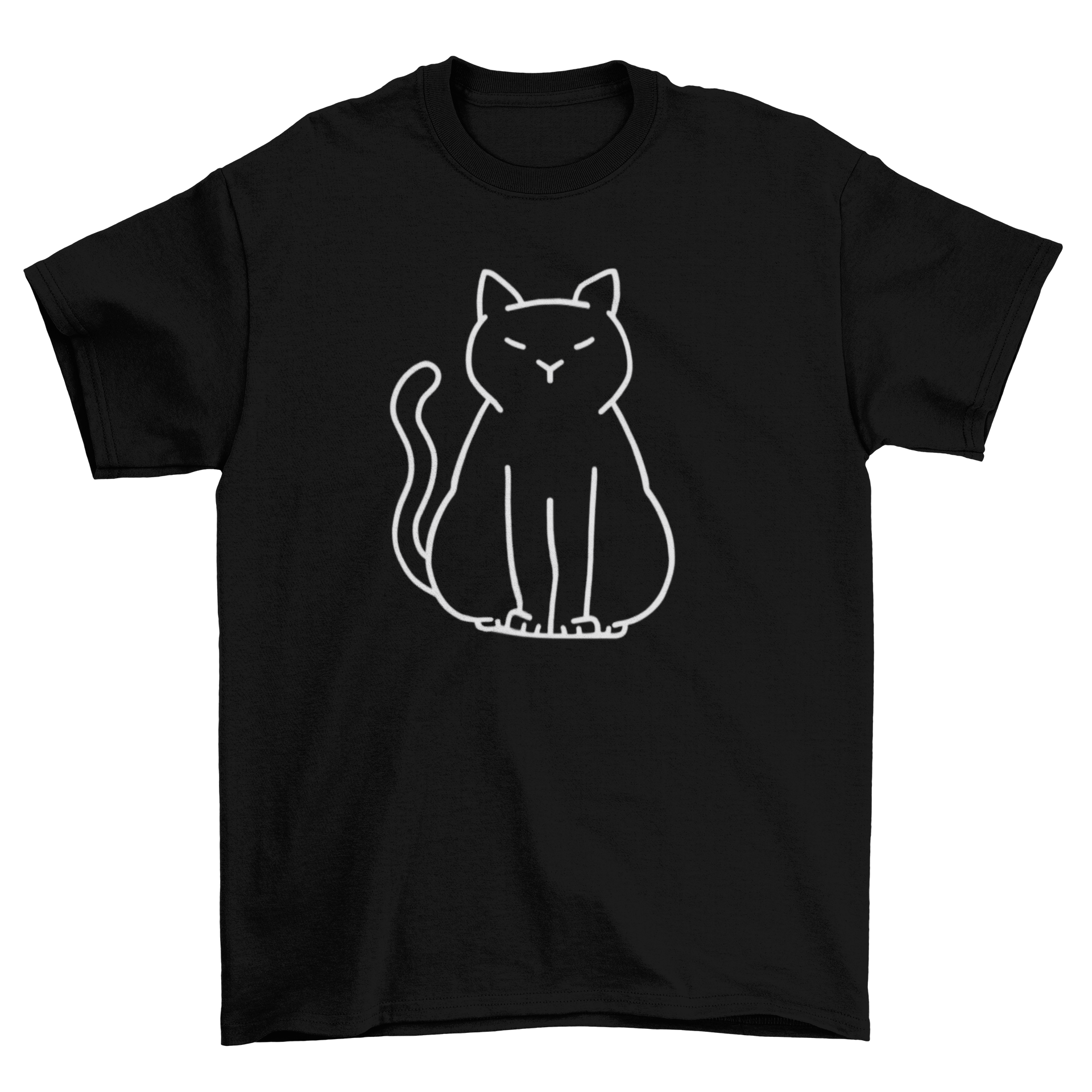 Minimalist Cat T-Shirt、mySite、camillekostekn