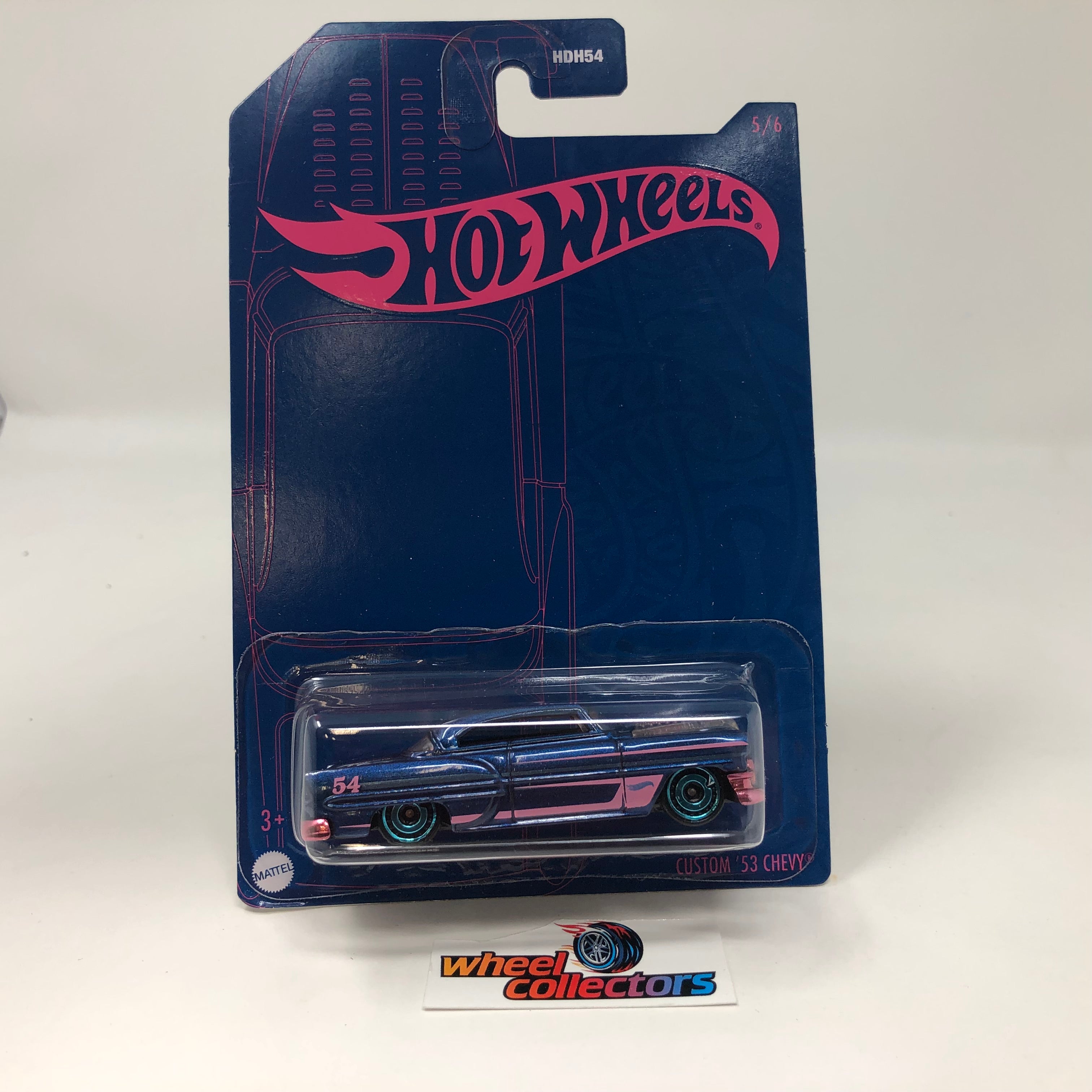 Custom '53 Chevy * 2022 Hot Wheels Satin Blue & Pink Set 54th Anniversary、mySite、hgirdovlk