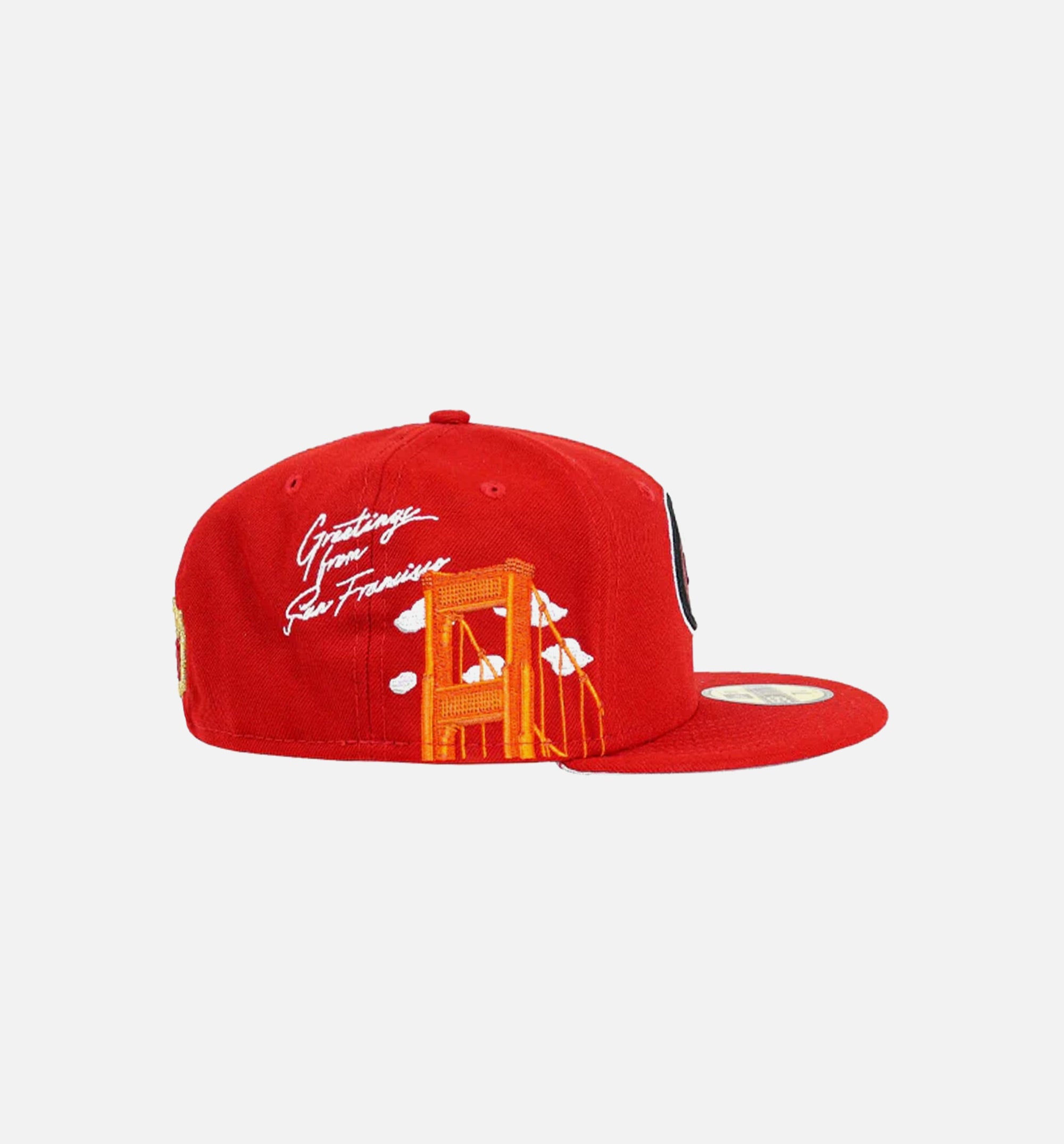 San Francisco 49ers Cloud Icon 59Fifty Mens Fitted Hat - Red、mySite、dreamappss
