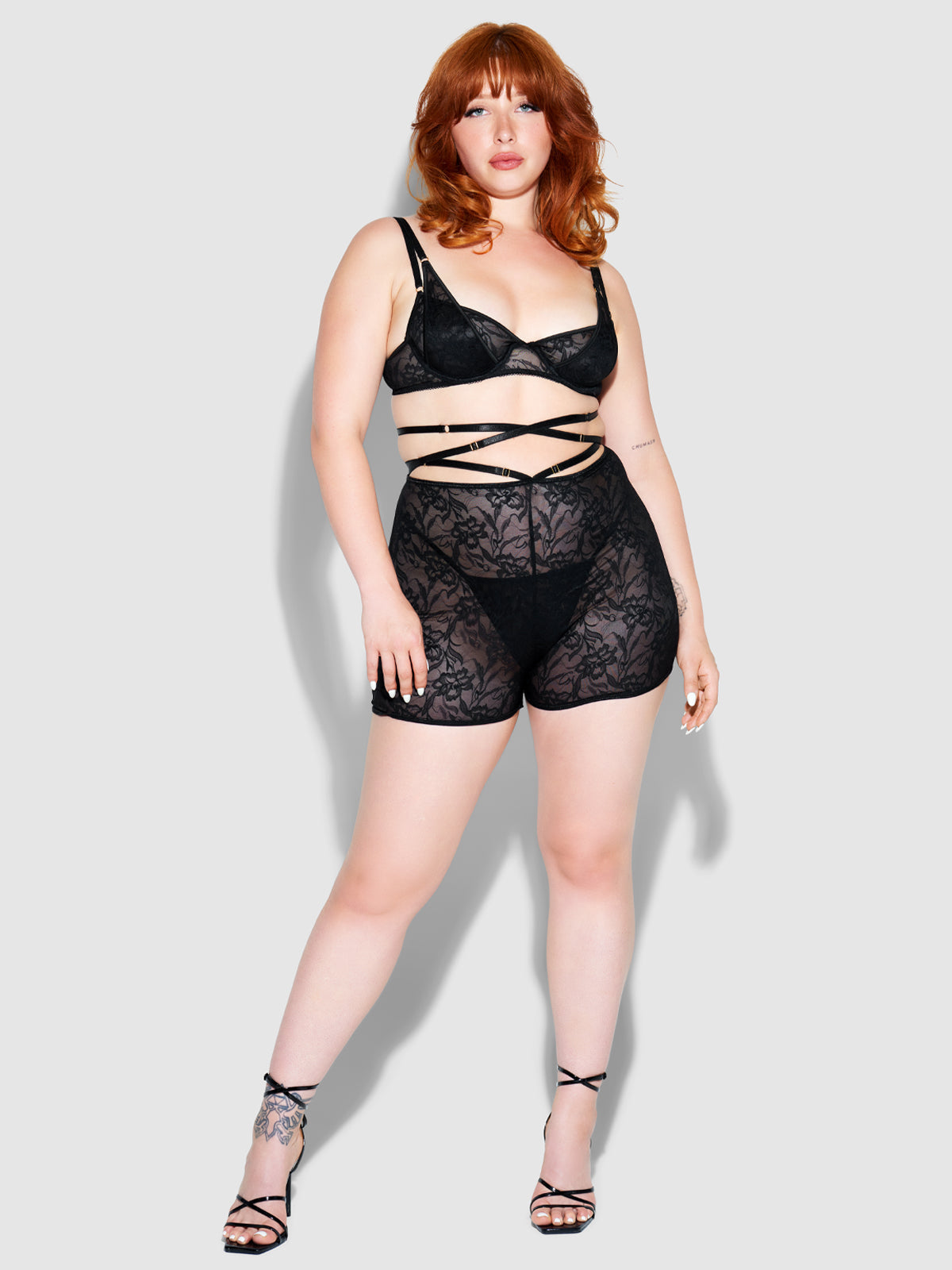 Dahlia Backless Lace Bikeshort、mySite、bengalsvssteelers