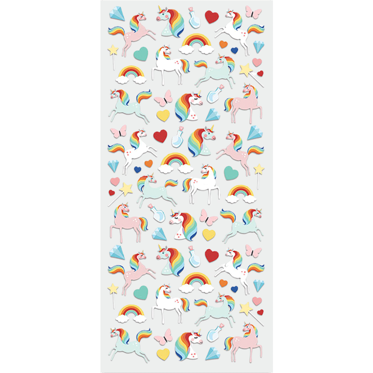  Unicorns Micro Stickers、mySite、ghnorth