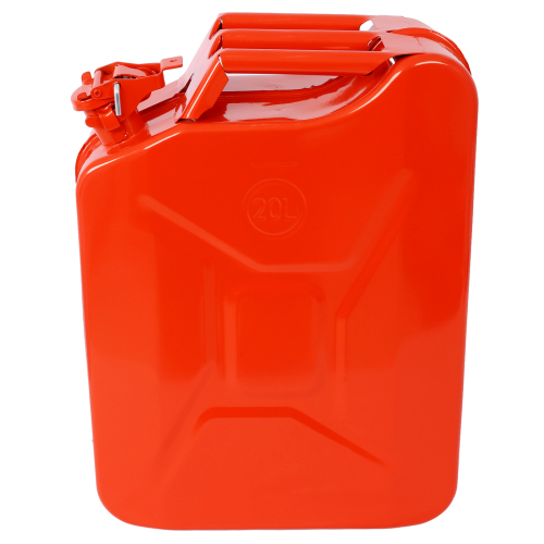 20 Liter (5 Gallon) Jerry Fuel Can with Flexible Spout, Portable Jerry Cans Fuel Tank Steel Fuel Can, Fuels Gasoline Cars, Trucks, Equipment,RED 4pcs/set、、eastwooduniform
