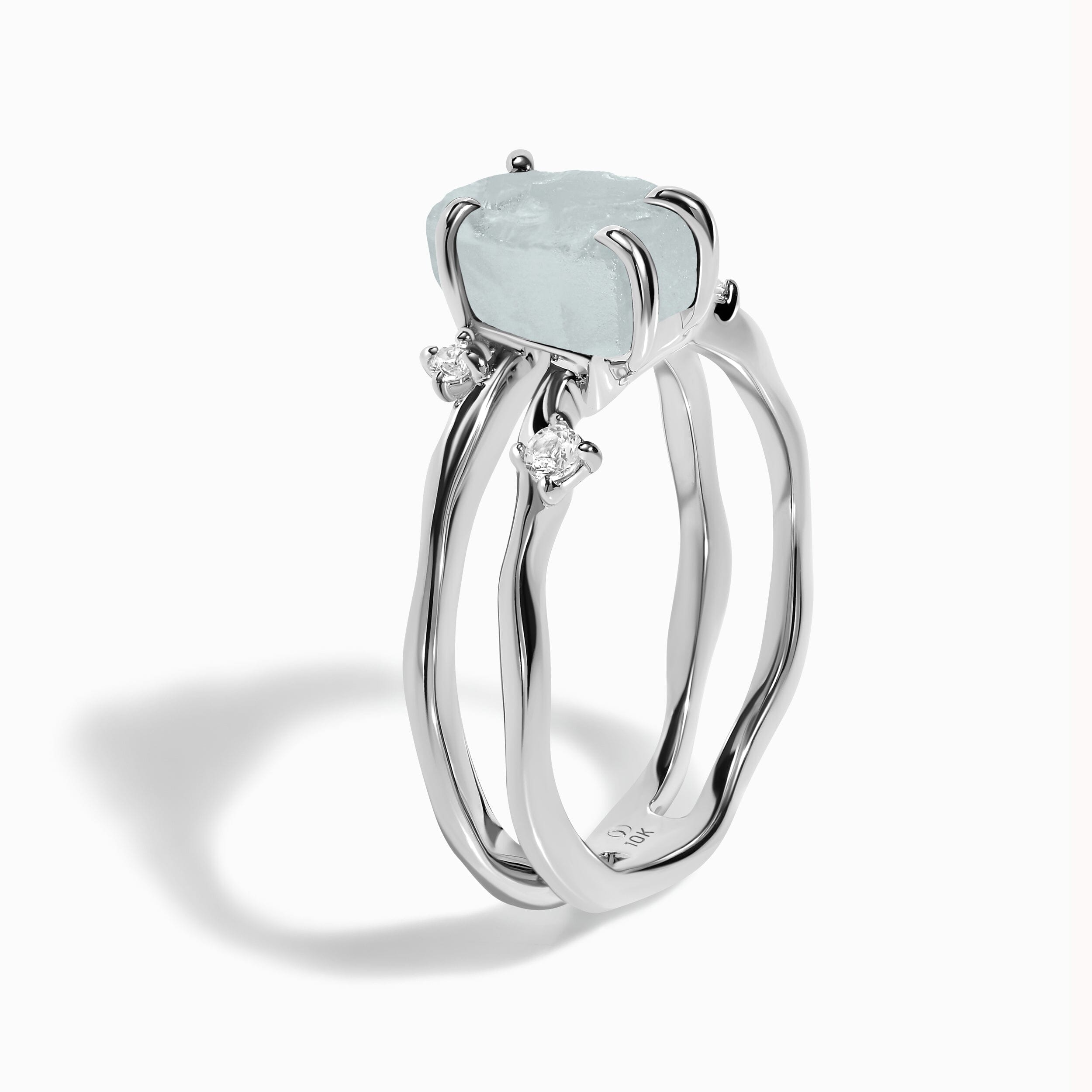 Raw Crystal Ring - Flow Aquamarine、mySite、hinf8tx79