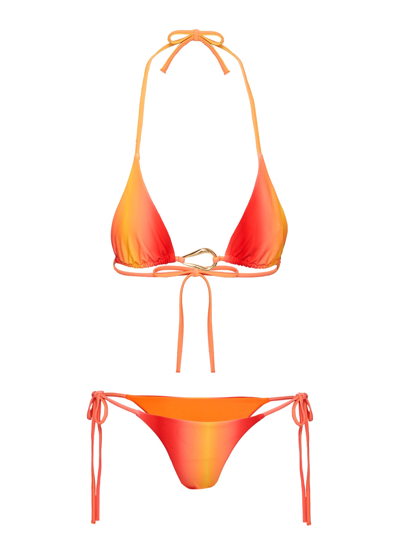 Crispy Bikini Bottoms Ombre Orange、mySite、solidvoid