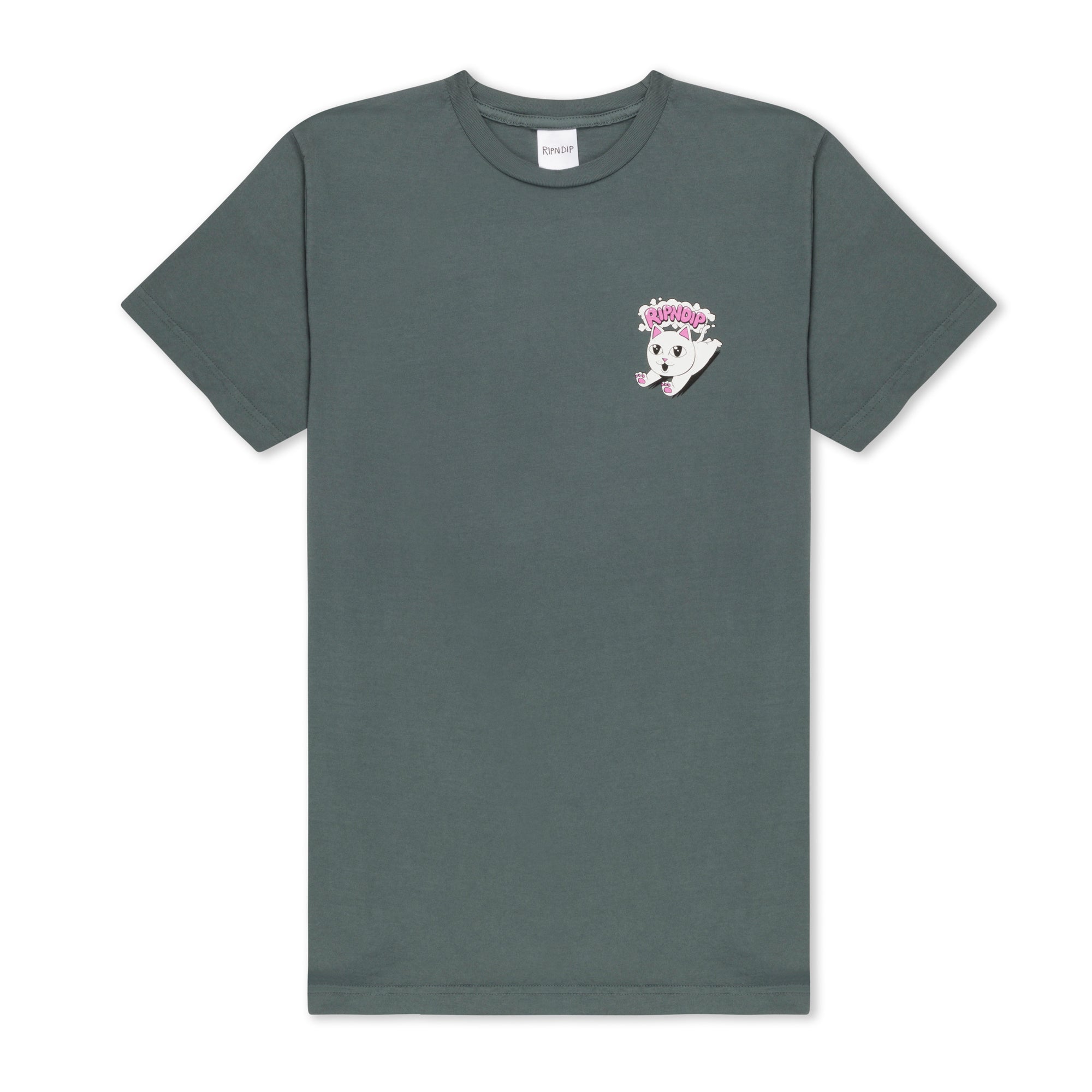  Leaping Kitty Tee (Charcoal)、mySite、merchandisen