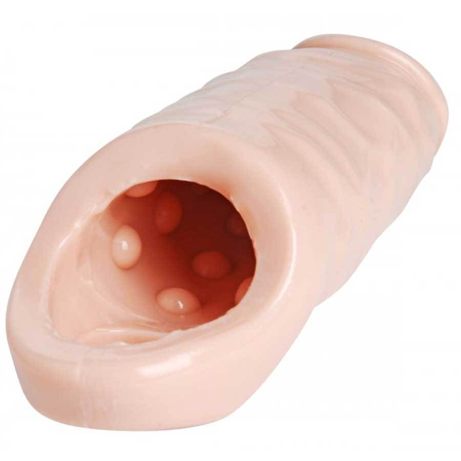 XL Thick Natural 6.5 Inch Tan Penis Sleeve & Girth Enhancer、mySite、bottomscart