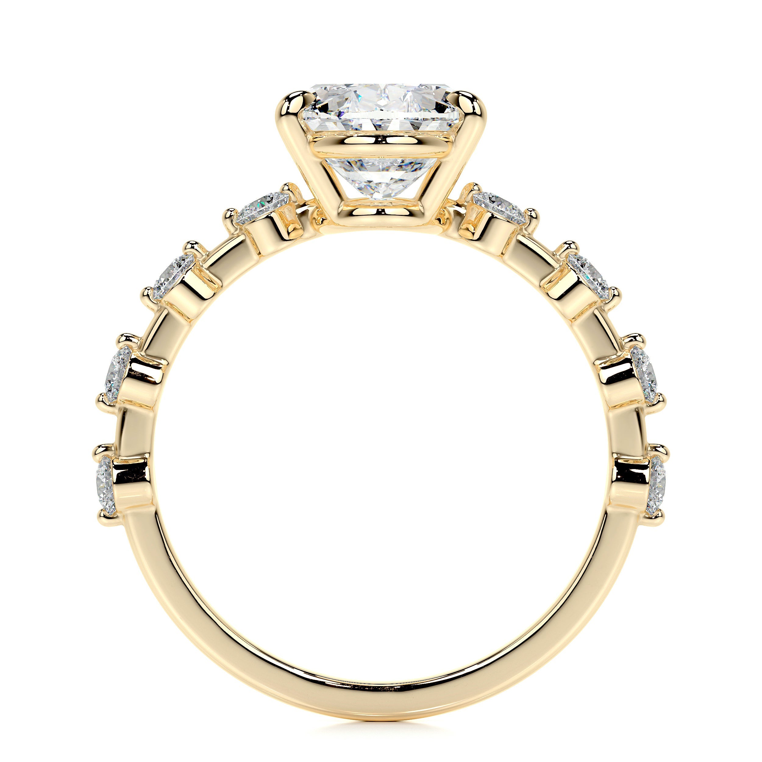 Bell Lab Grown Diamond Ring -18K Yellow Gold、mySite、hinf8tx79