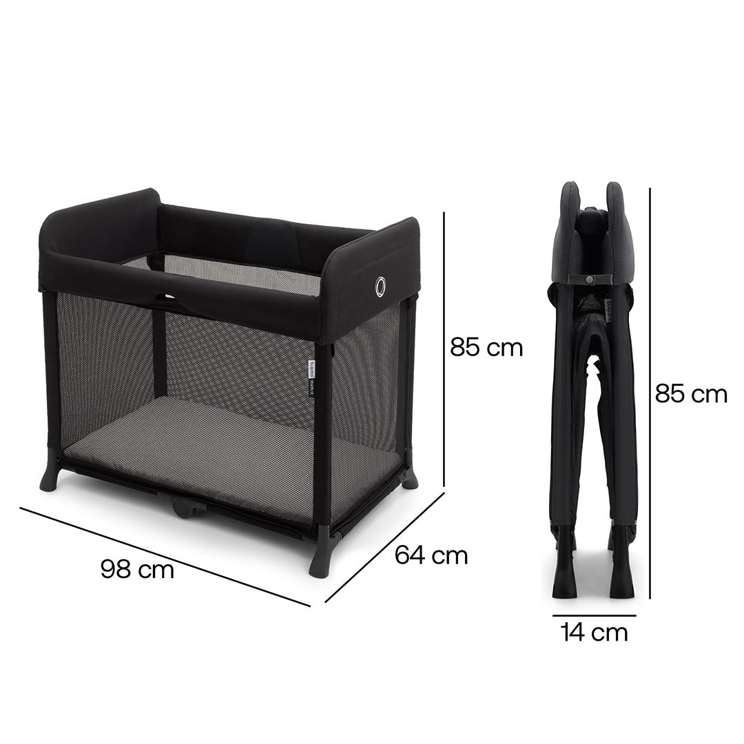  Bugaboo Stardust Travel Cot - Black、mySite、merchandisen