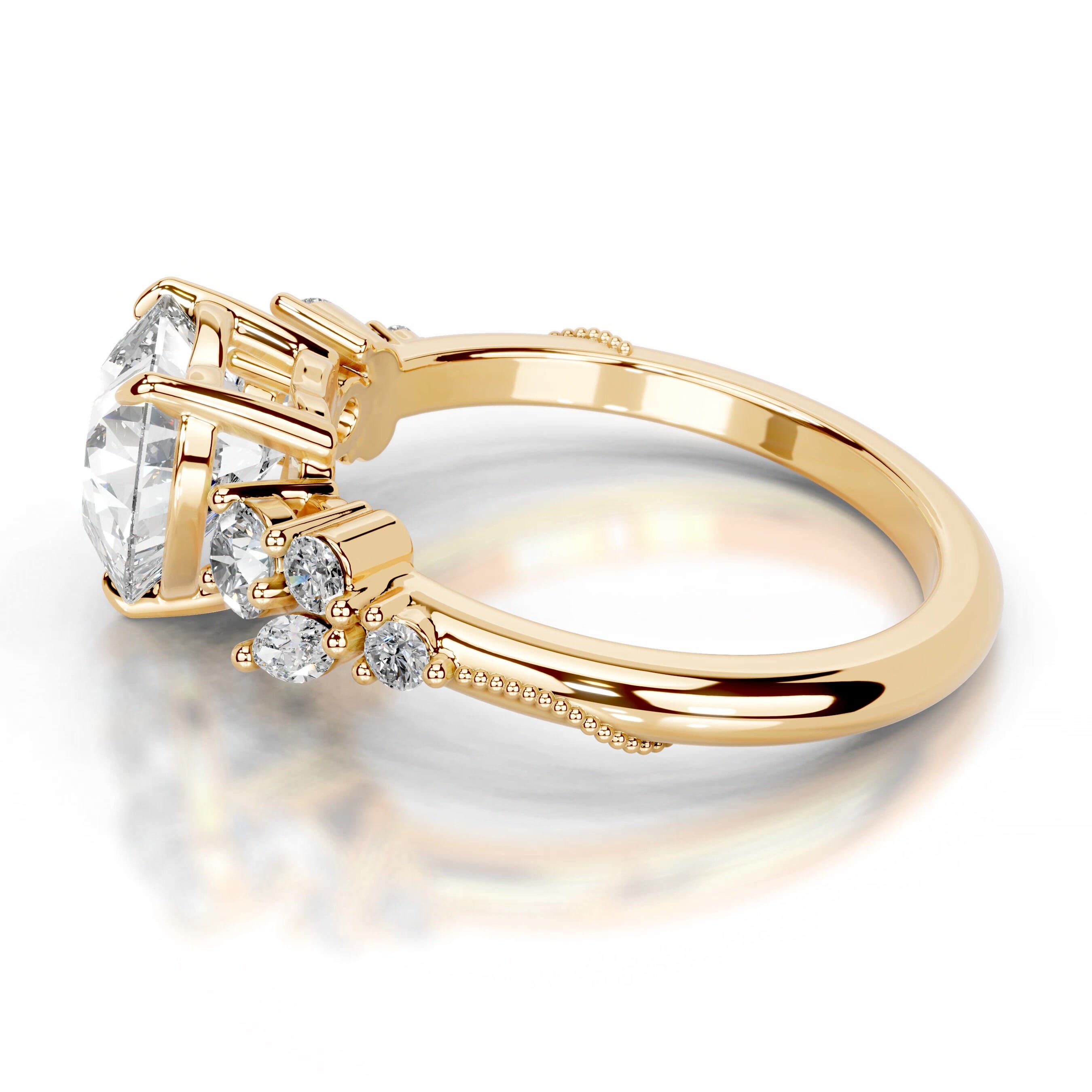 Belita Lab Grown Diamond Ring - 18K Yellow Gold、mySite、hinf8tx79