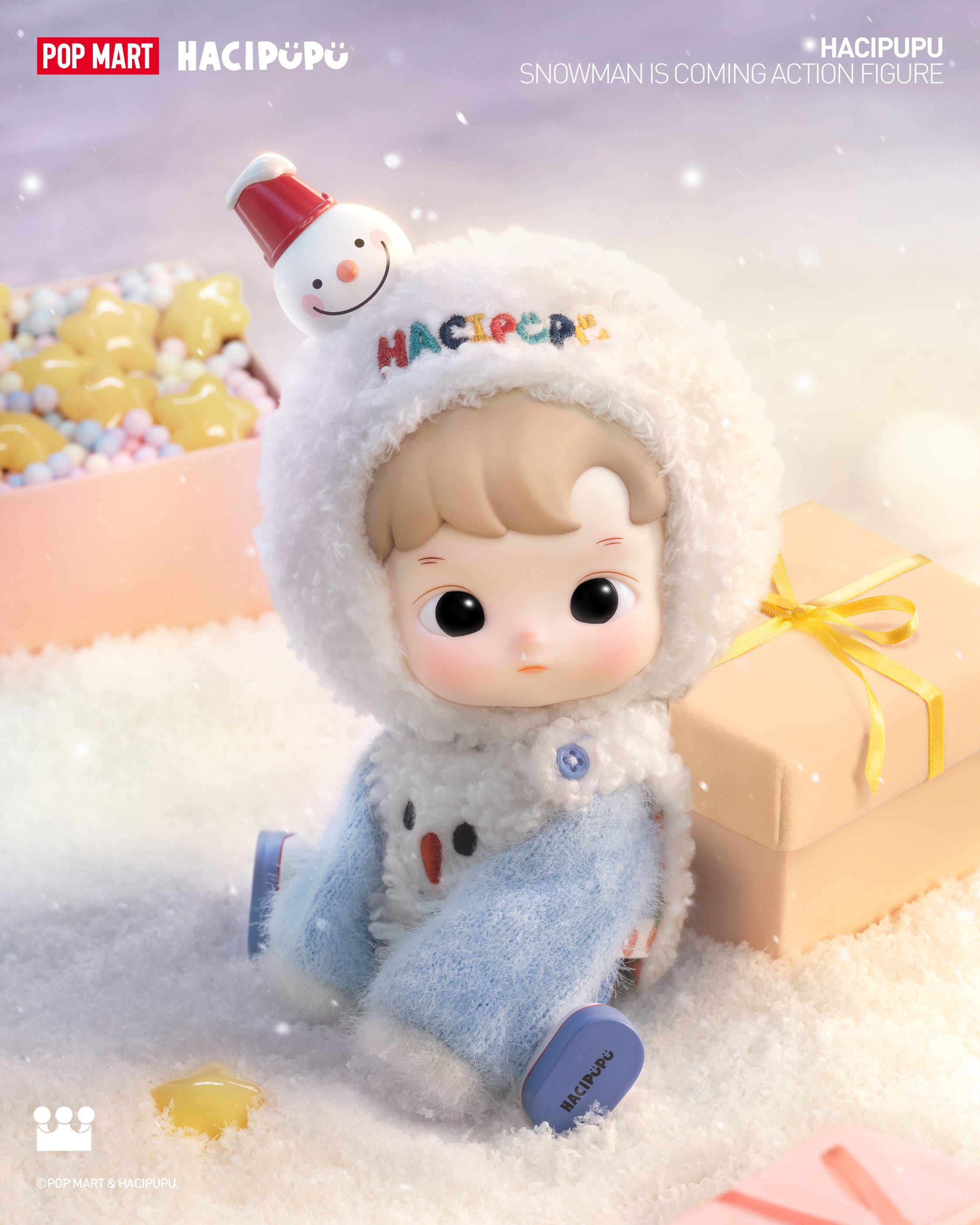  POP MART HACIPUPU Snowman is Coming Action Figure、mySite、greenlandpopulation