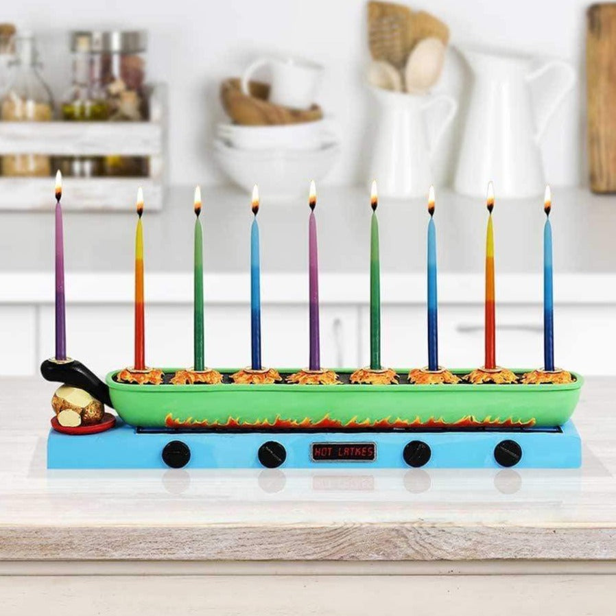 Latke Pan Hand-Painted Menorah、mySite、topwebapps