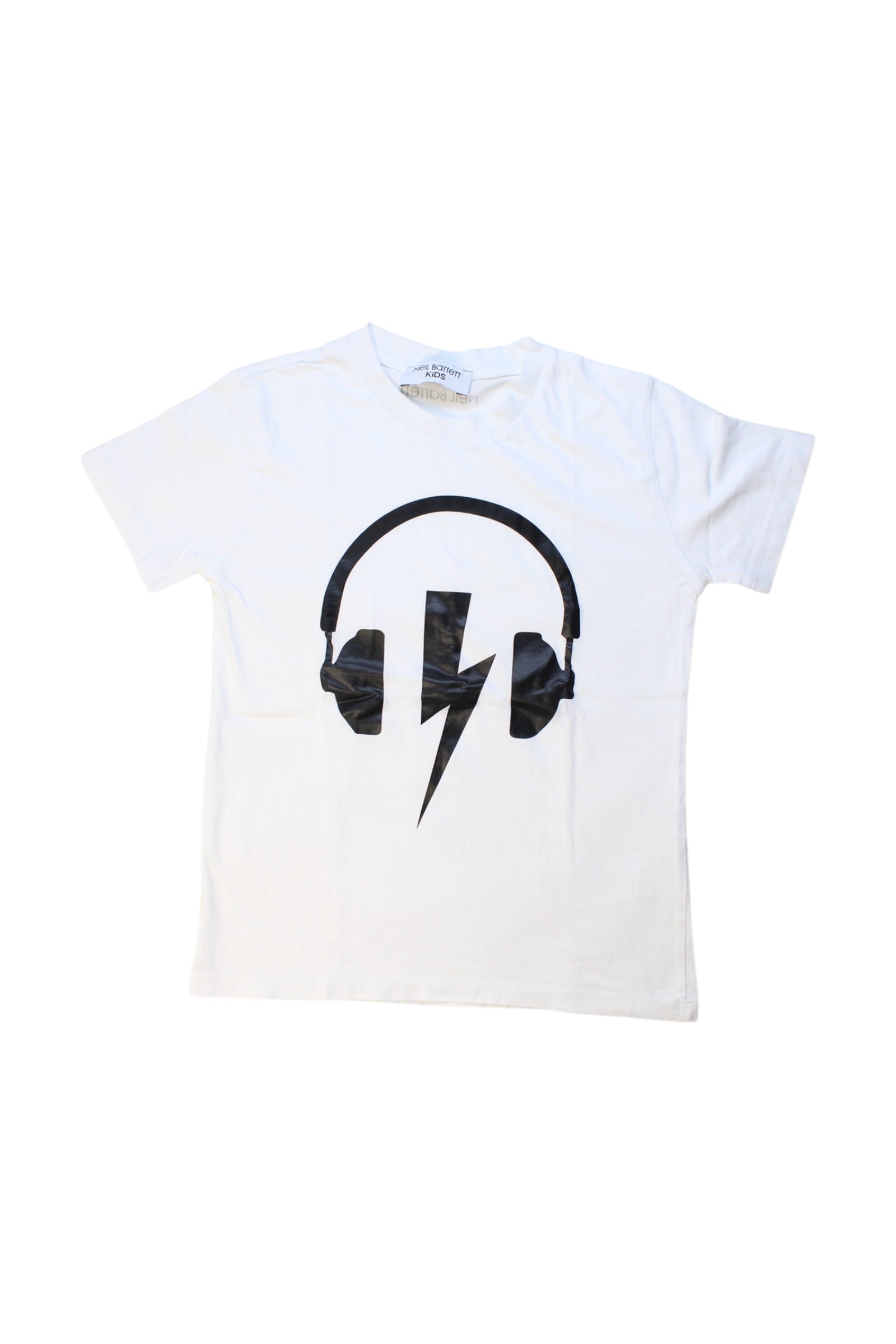 Neil Barrett Kids Headphone Graphic T-Shirt 8Y、mySite、g9winljtr