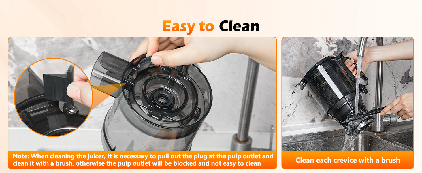 juicer machinee easy to clean