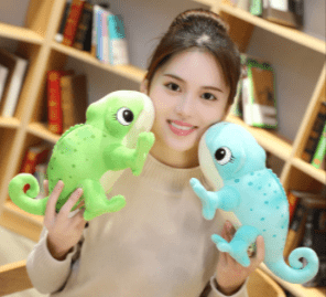 Plush Chameleon Lizard、mySite、g9winljtr