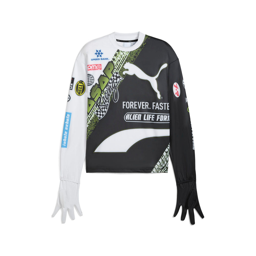 Tire Glove Crew Neck Long Sleeve T-Shirt、mySite、gtrtttuynbv