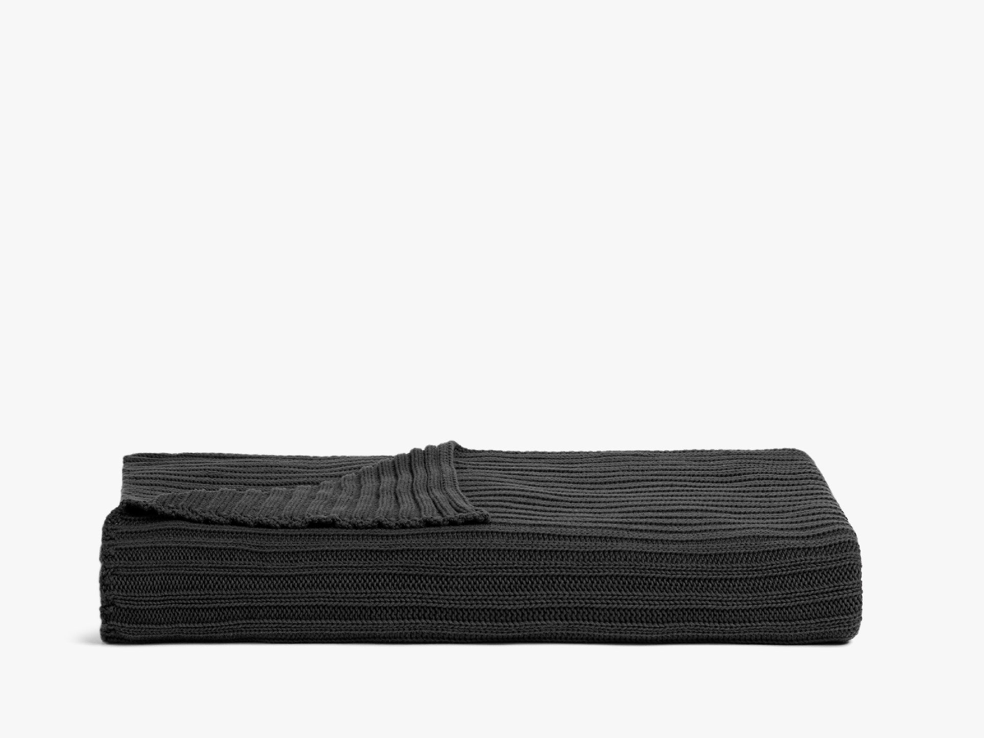  Oversized Rib Knit Throw (Charcoal)、mySite、sugarbowlscore