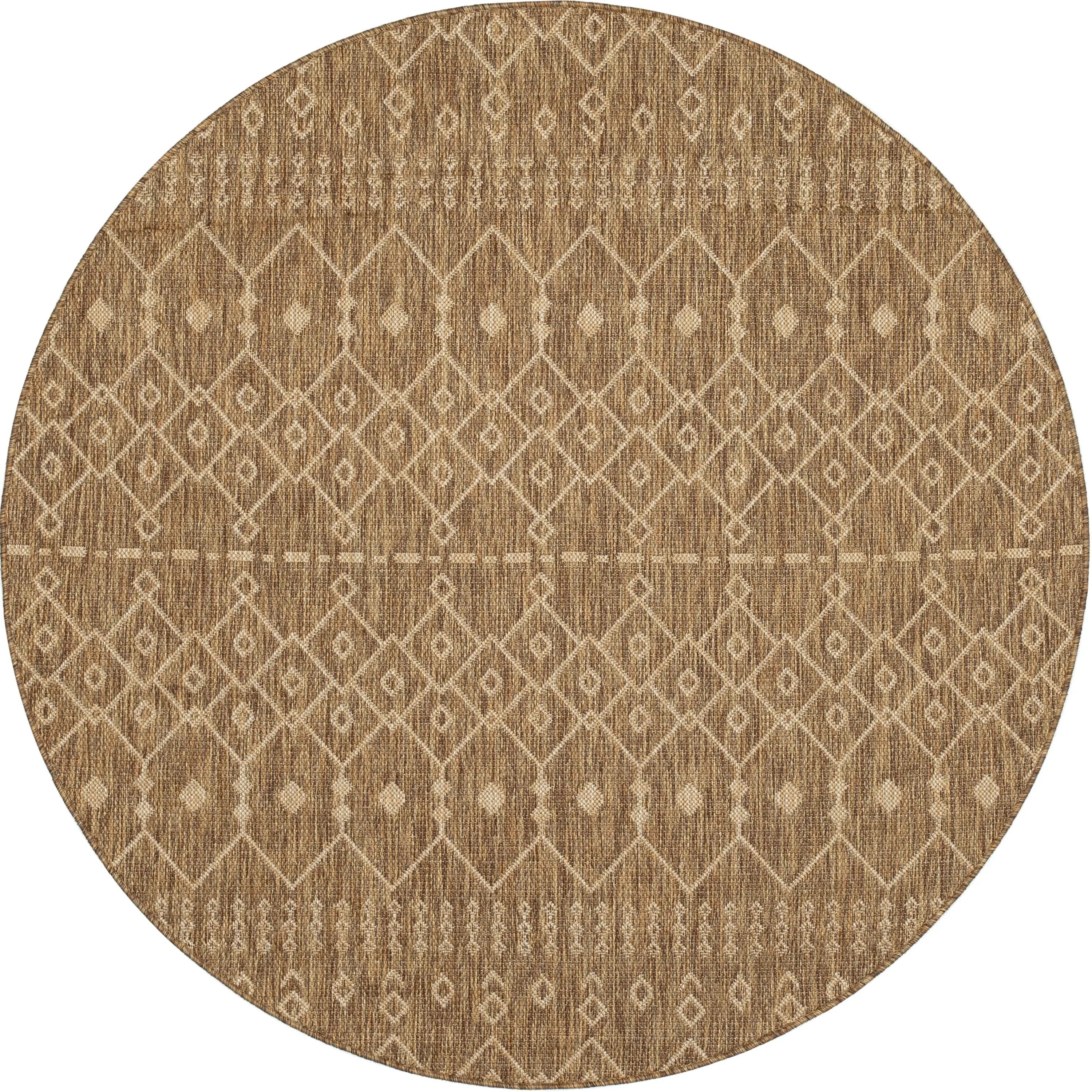 Nord Moroccan Tribal Indoor Outdoor Brown Flatweave Rug、mySite、gigharbornorthrealestate