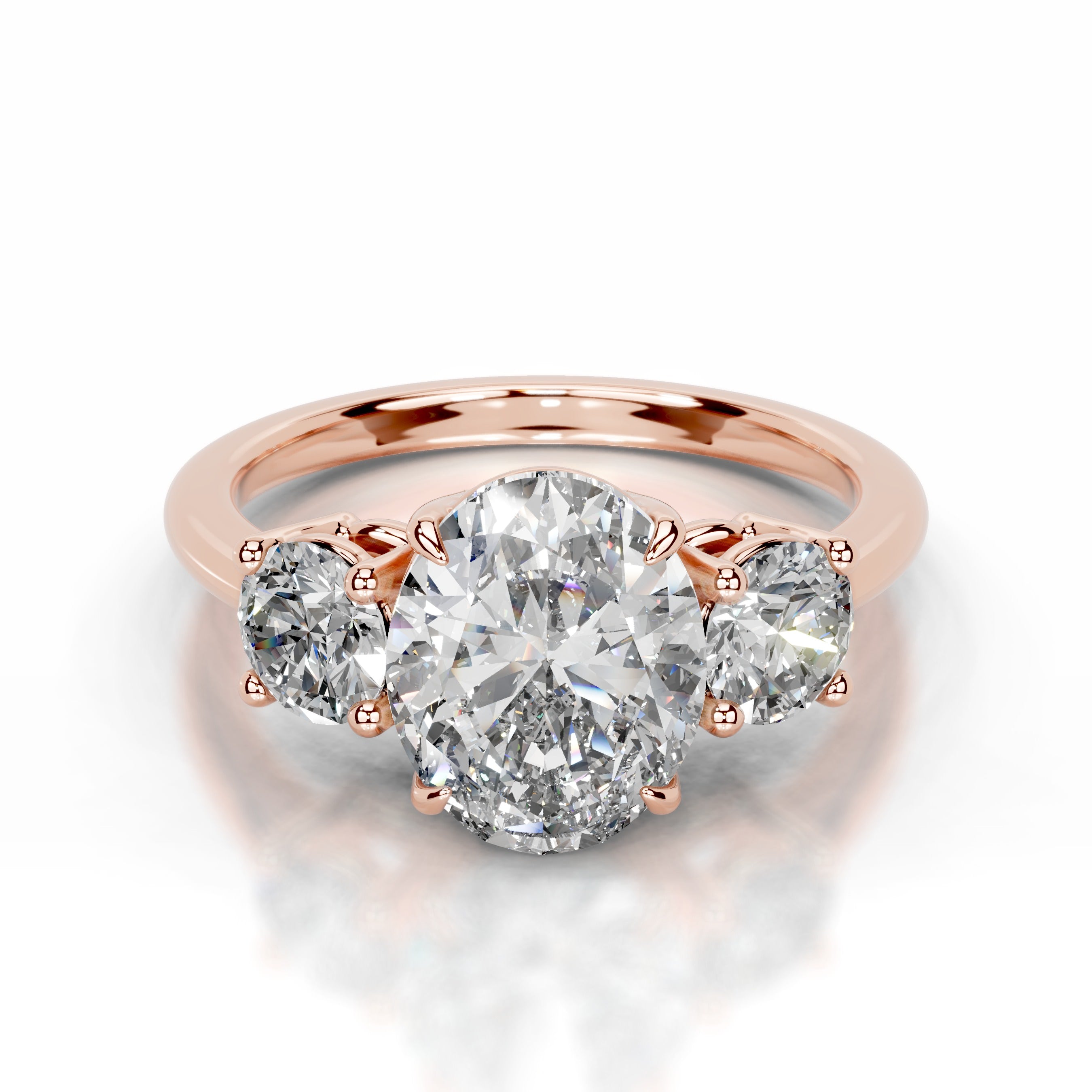 Emanuela Lab Grown Diamond Ring - 14K Rose Gold、mySite、hinf8tx79