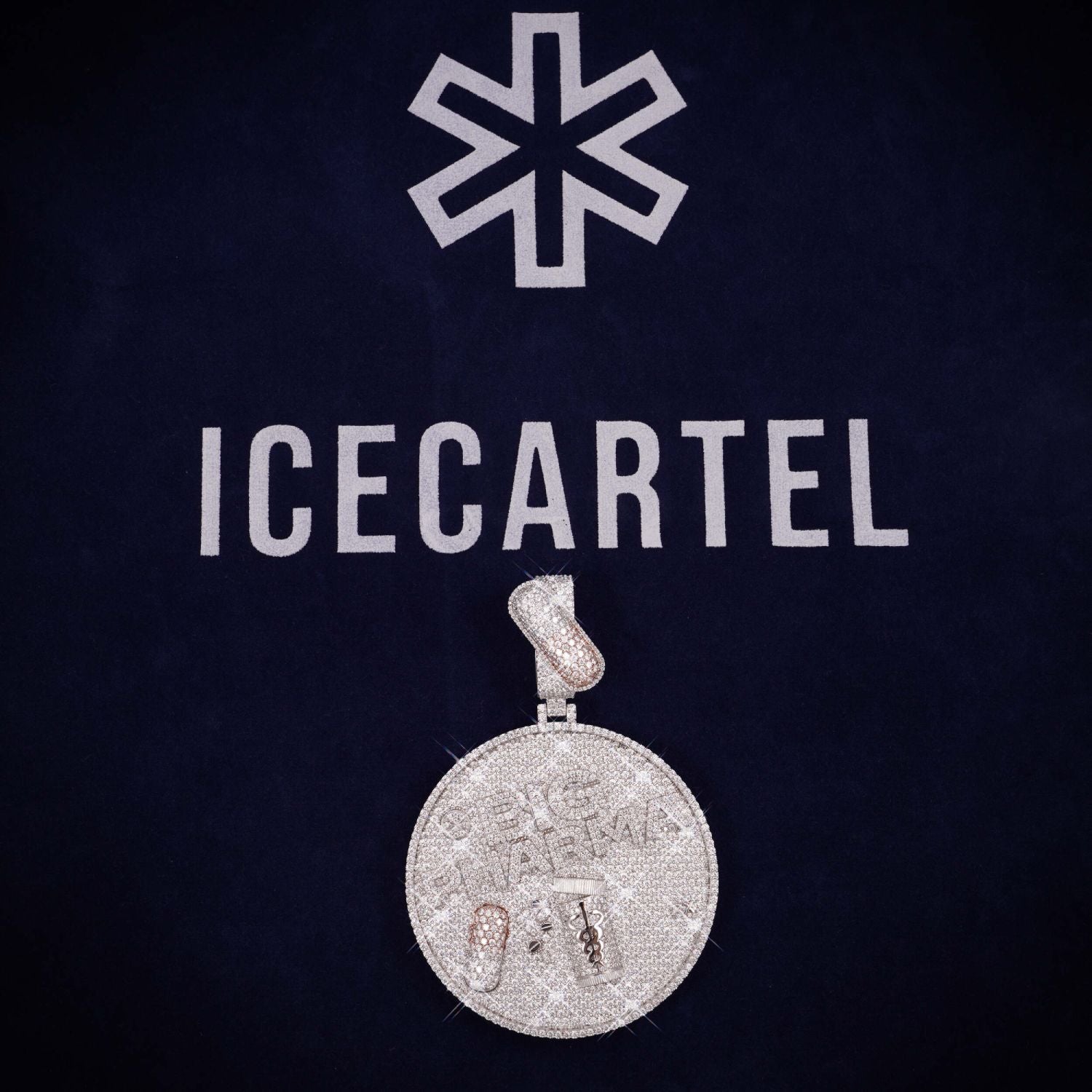 BIG PHARMA Custom Circle Pendant 14K Gold、mySite、hinf8tx79