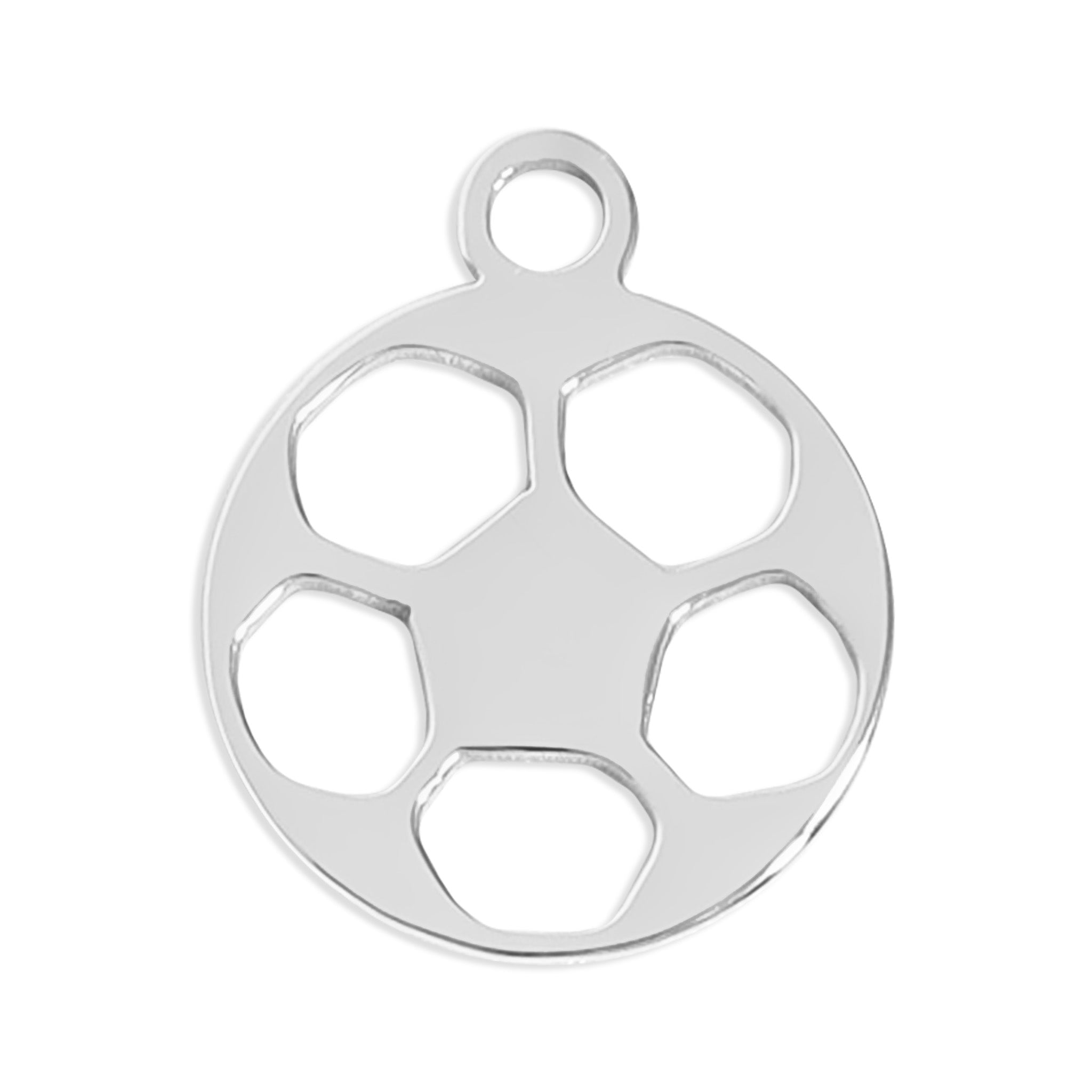 18K Gold PVD Stainless Steel Soccer Ball Charm / PDL0153、mySite、dreamappss