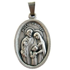 Holy Family - Pewter medal (2x1.5 cm-0.8x0.6)、mySite、topwebapps