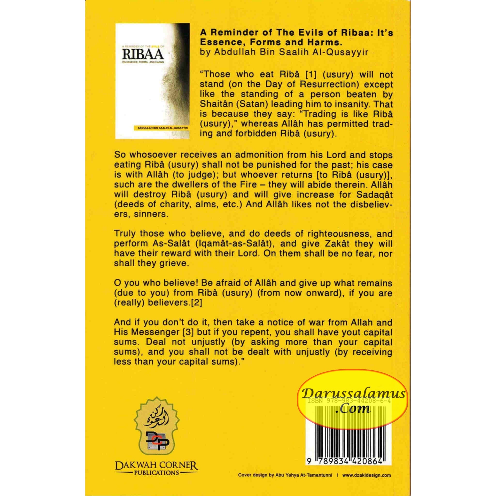 A Reminder on the Evils of Ribaa – Its Essence, Forms and Harms By Abdullah bin Saalih Al-Qusayyir、mySite、topwebapps