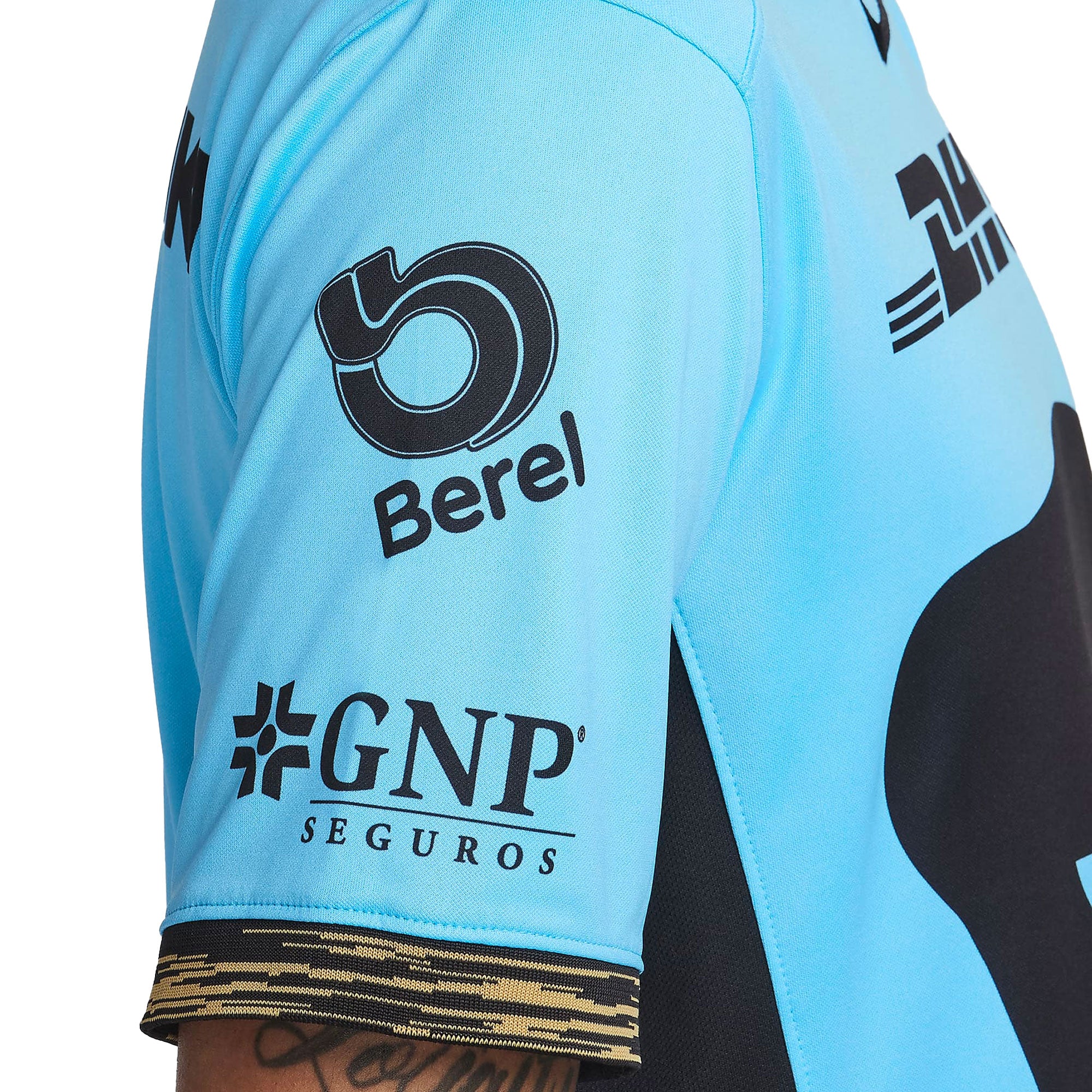 Nike Men's Pumas UNAM 2023/24 Third Jersey Blue/Black、mySite、noshort