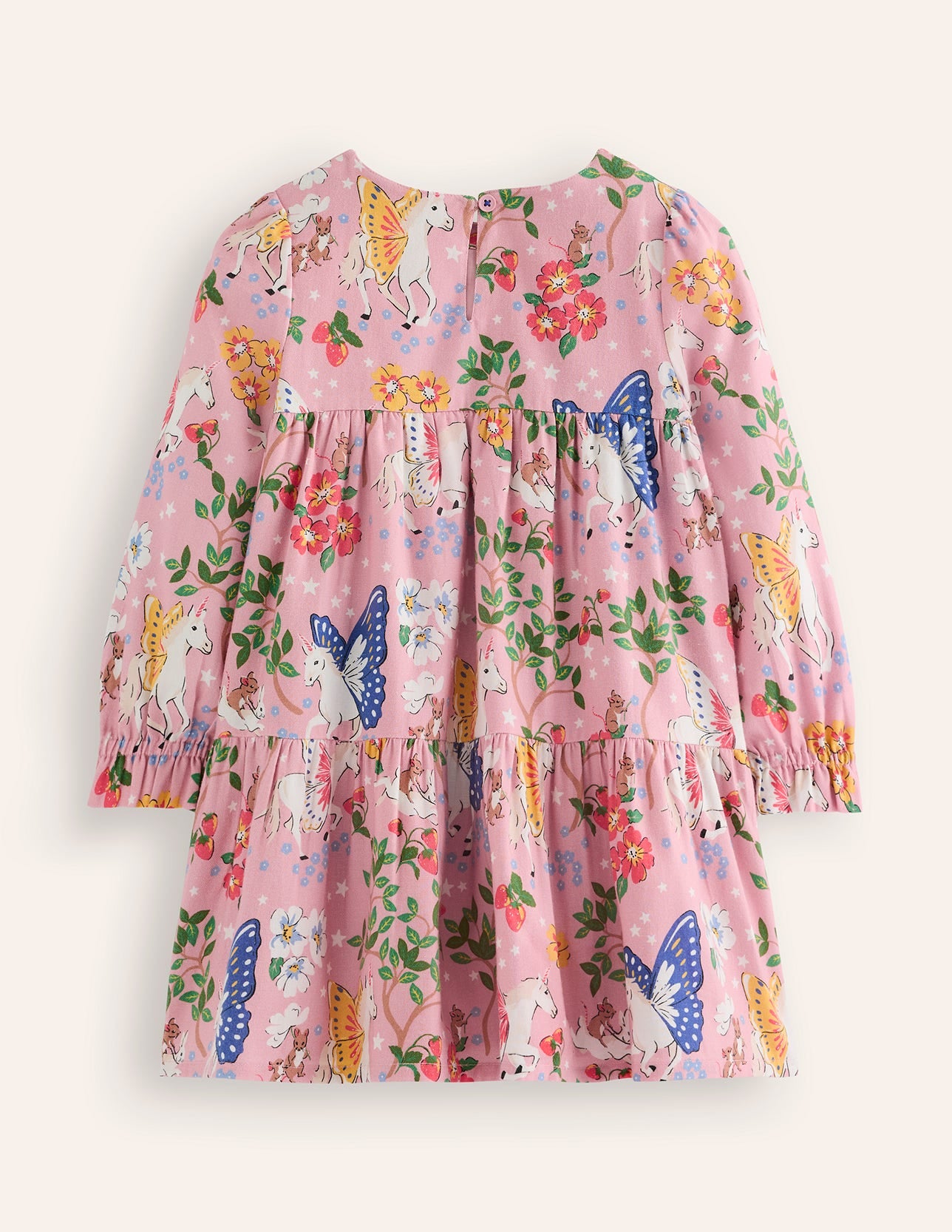  Betsy Tiered Twirly Dress-Vintage Pink Enchanted Forest、mySite、ashleygrahame